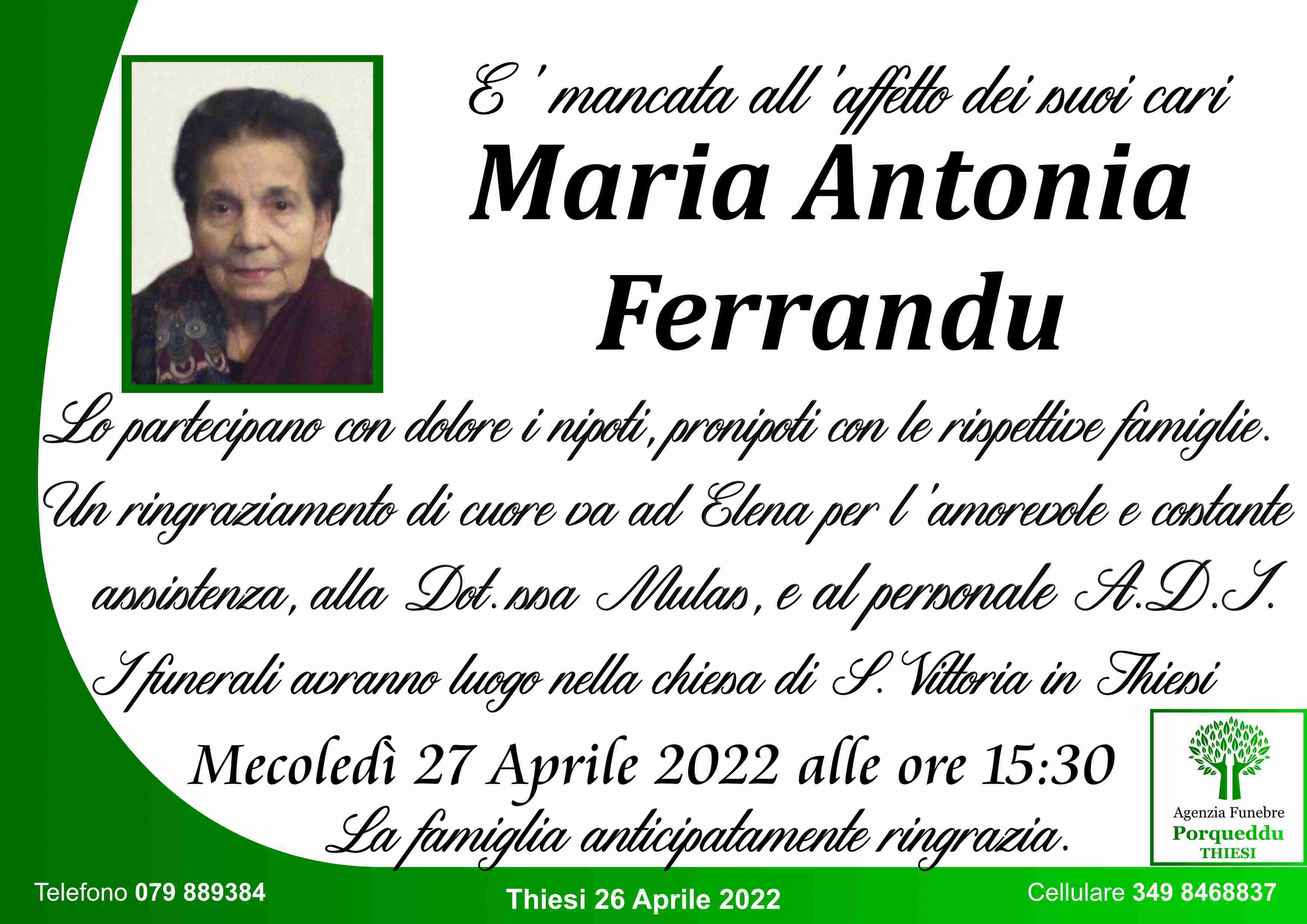 Maria Antonia Ferrandu