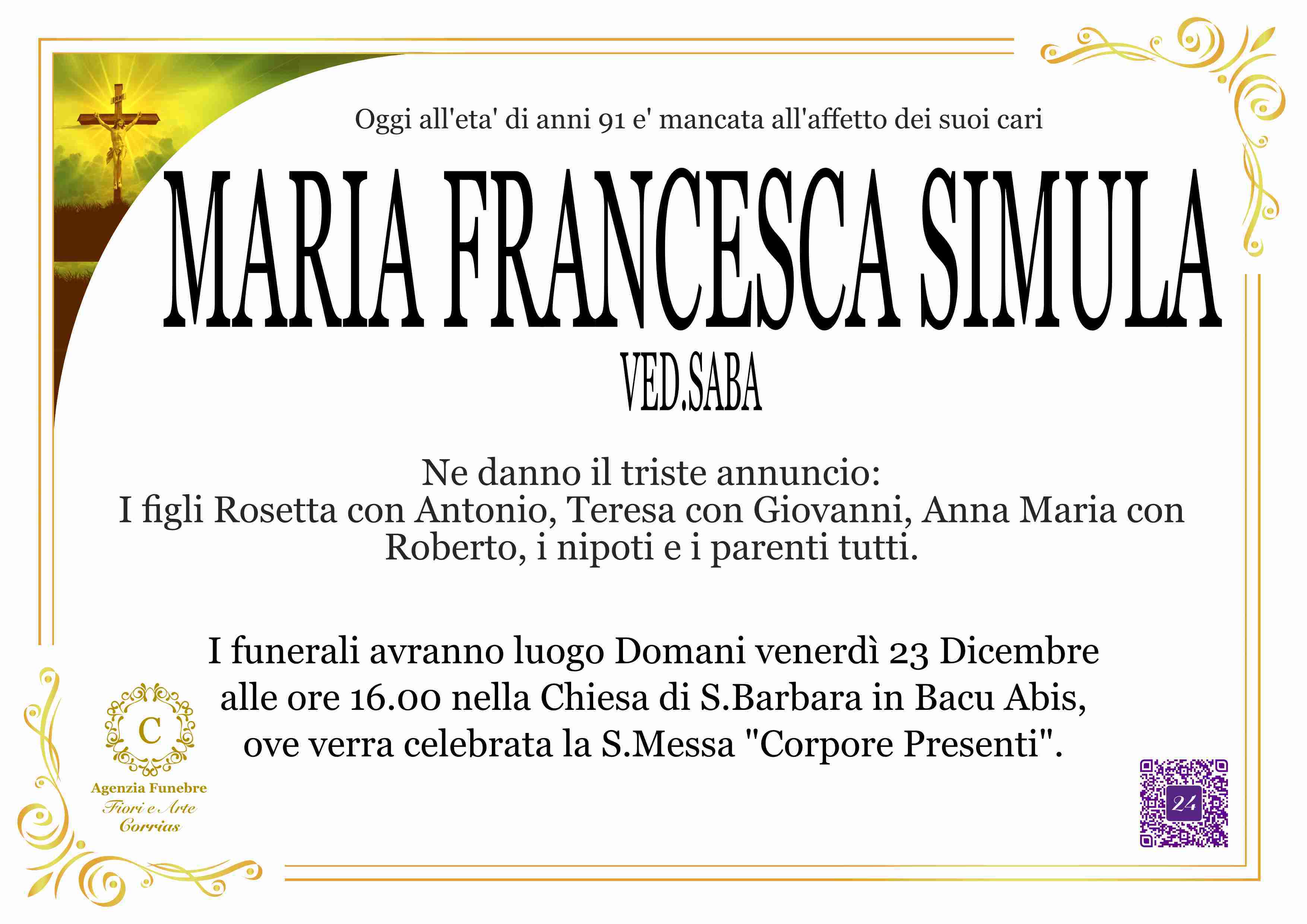 Maria Francesca Simula
