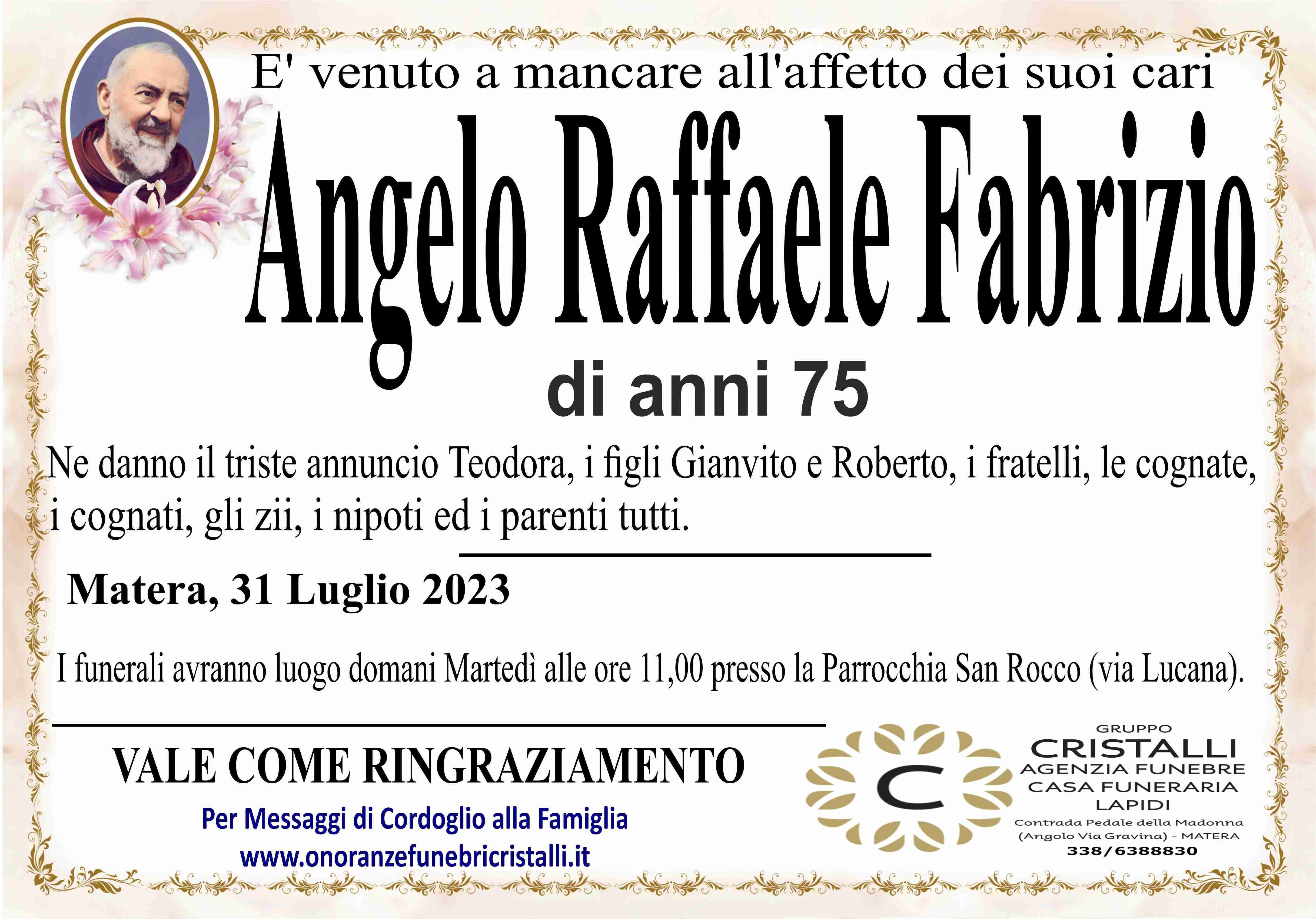 Angelo Raffaele Fabrizio