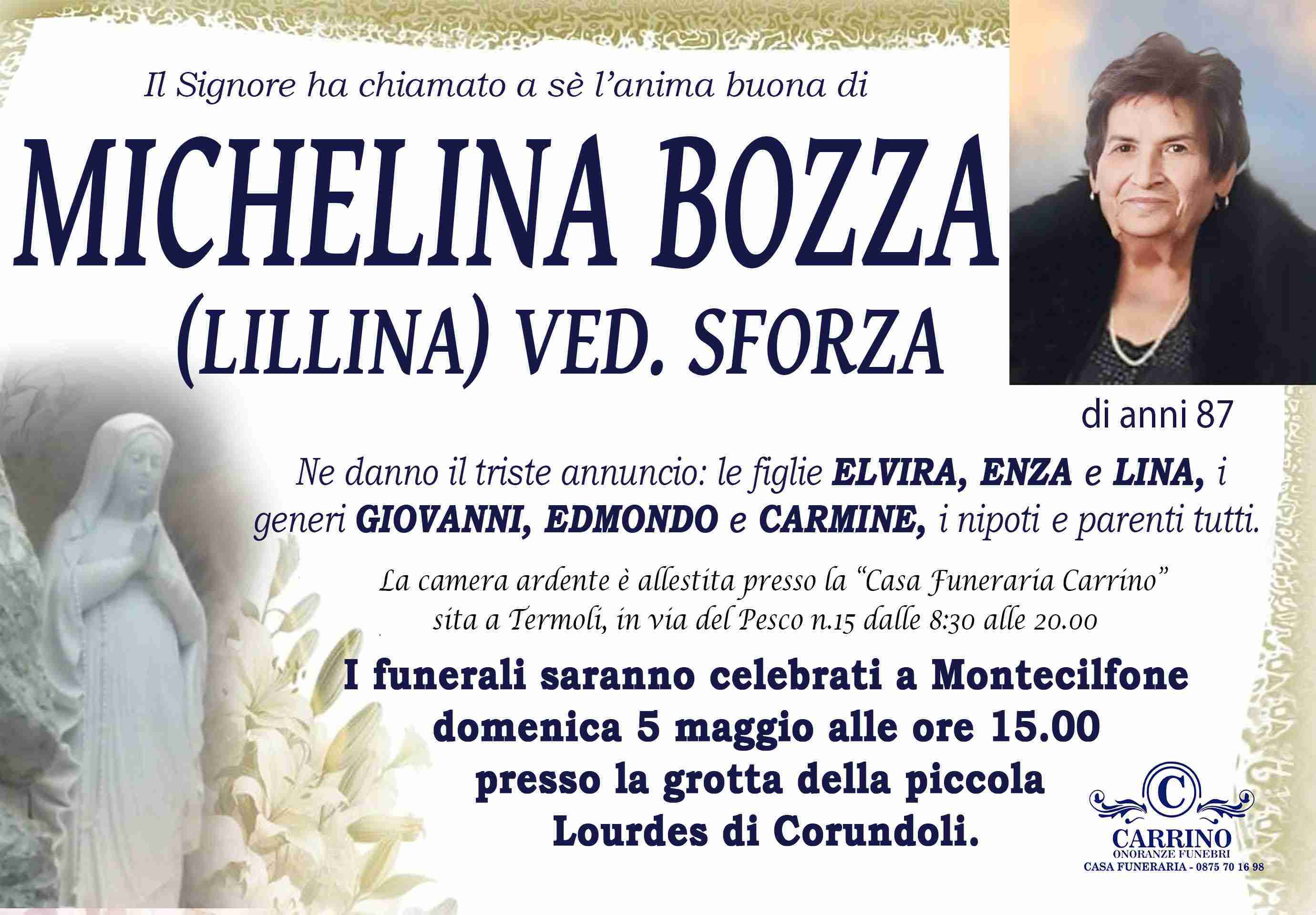 Michelina Bozza ved. Sforza