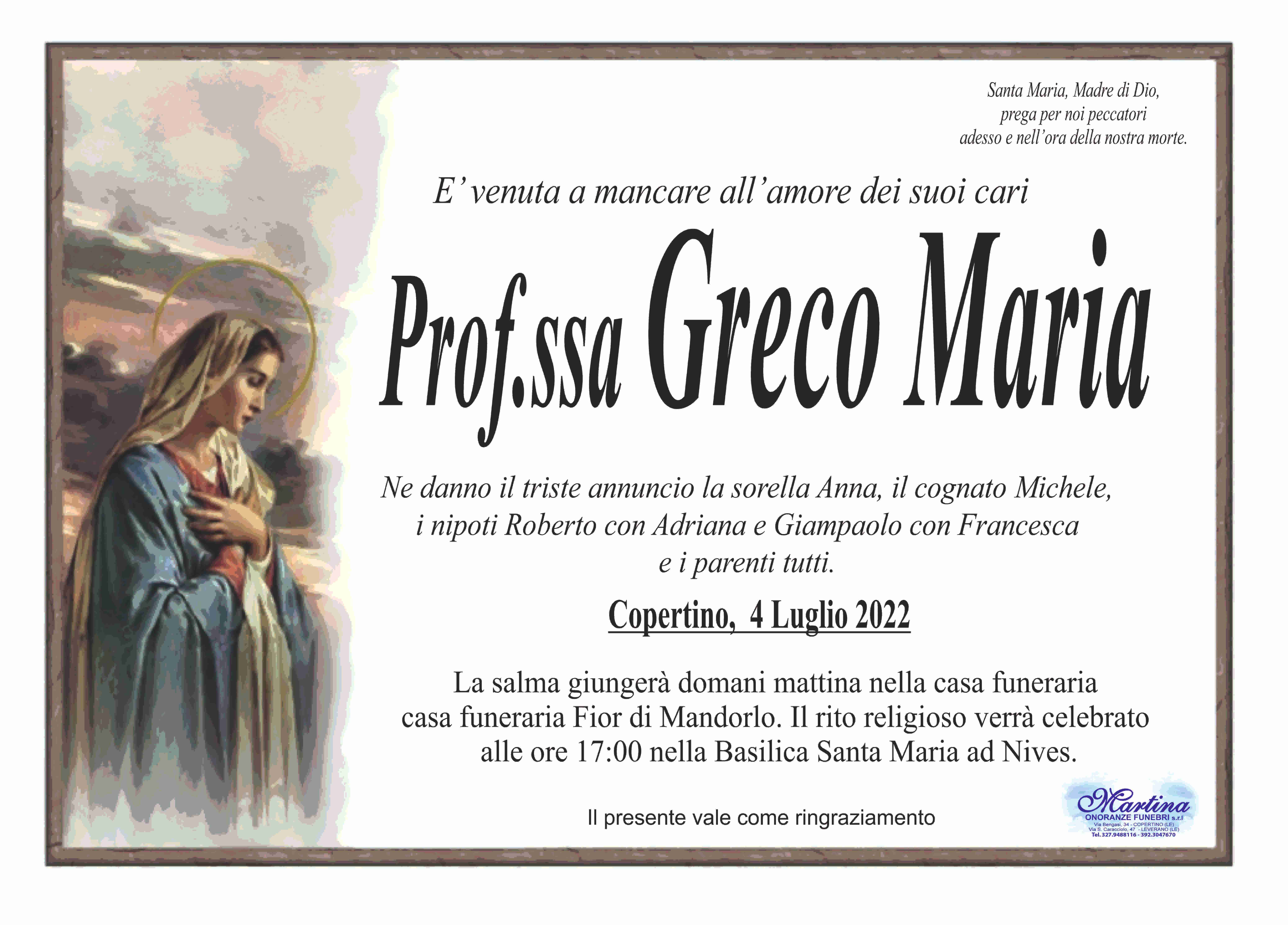 Maria Greco