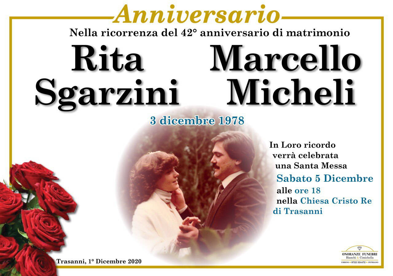 Rita Sgarzini e Marcello Micheli