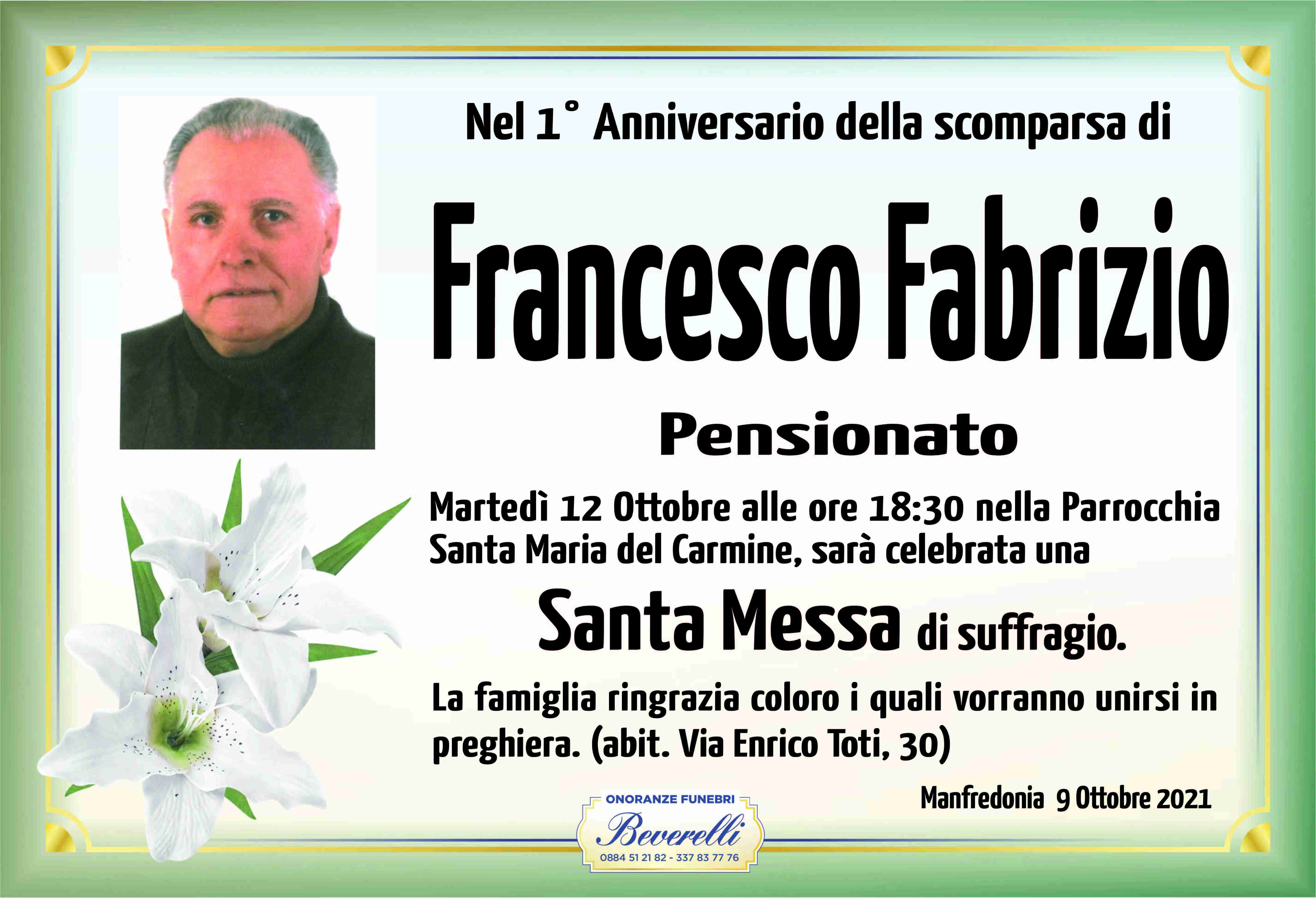 Francesco Saverio Fabrizio