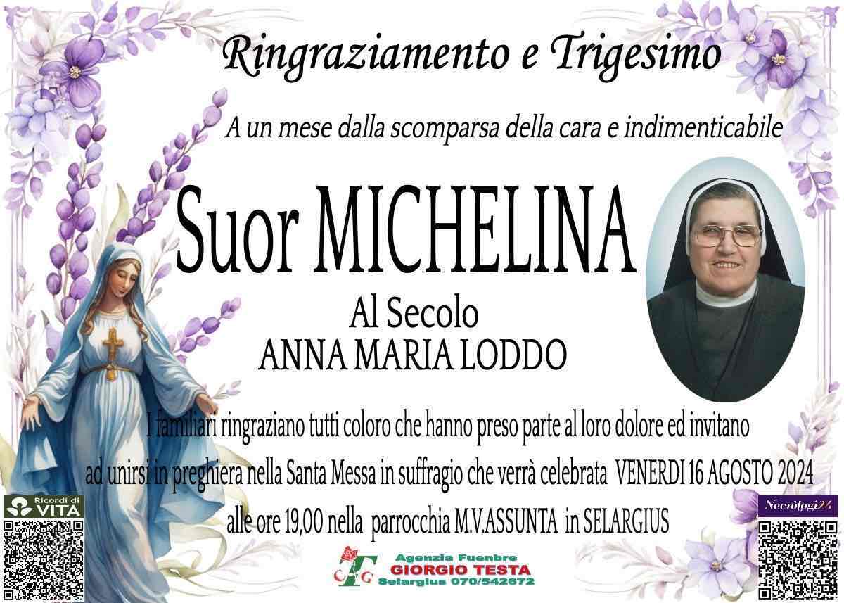 Suor Michelina al Secolo Loddo Anna Maria