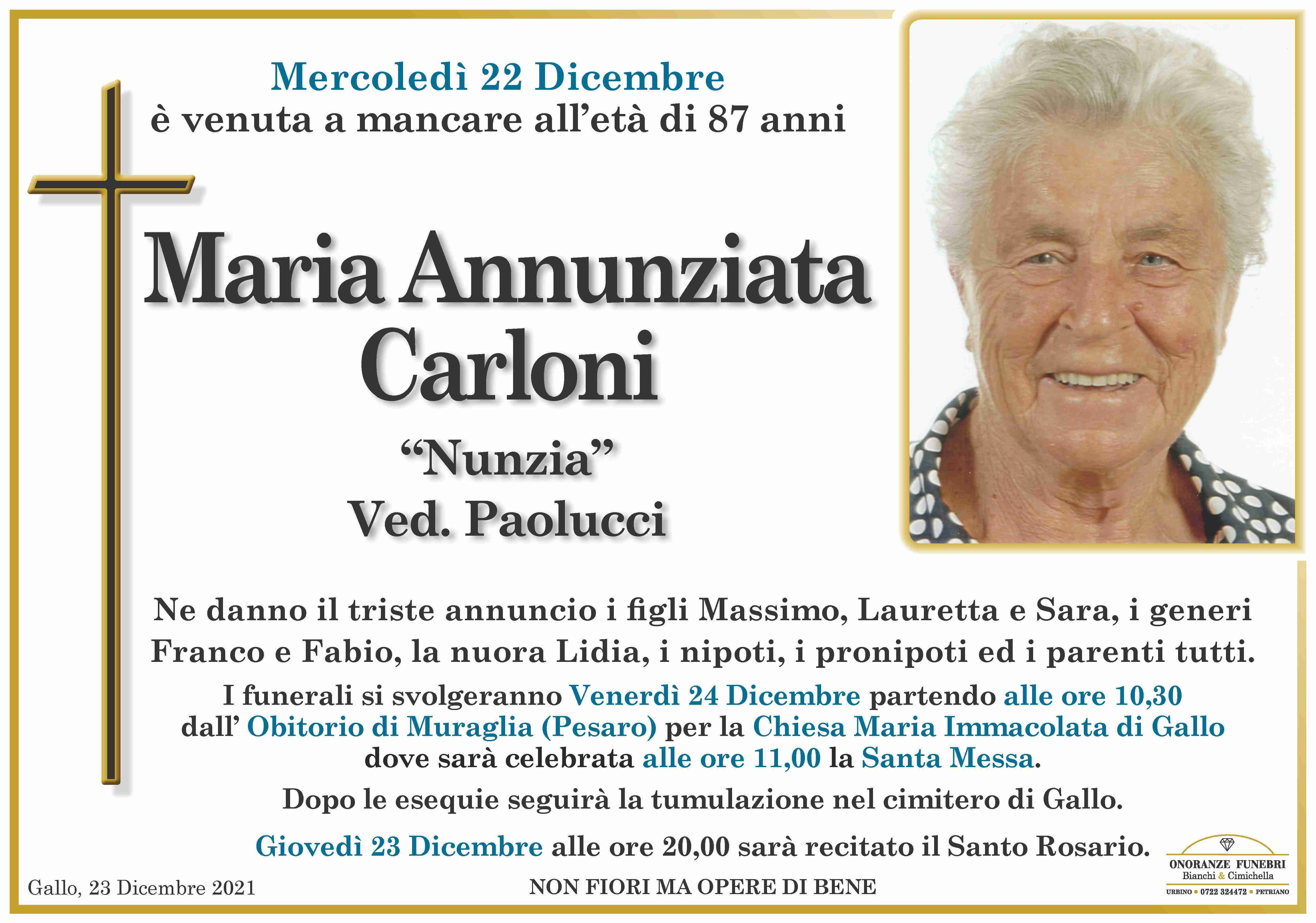 Maria Annunziata Carloni