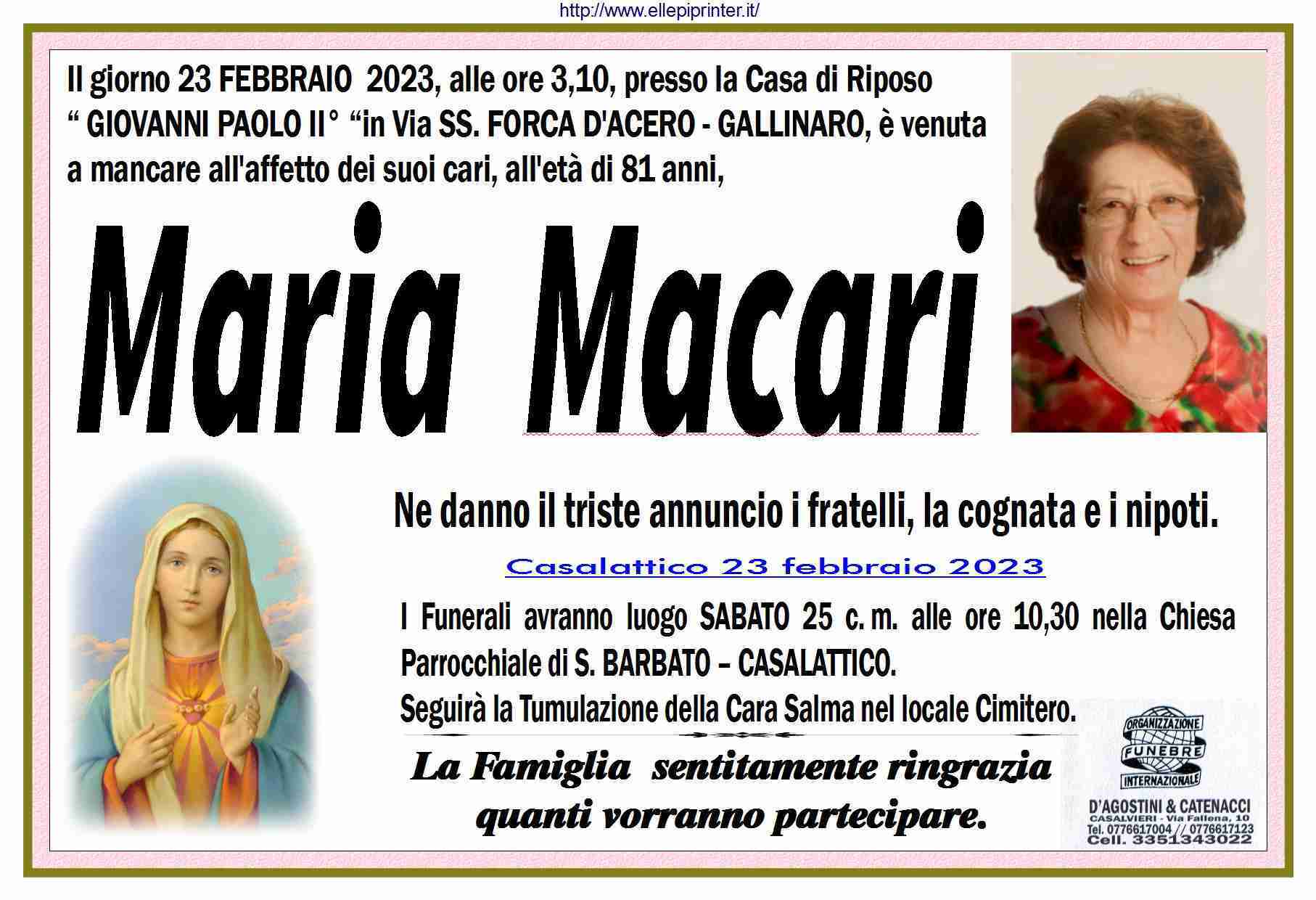 Maria Macari