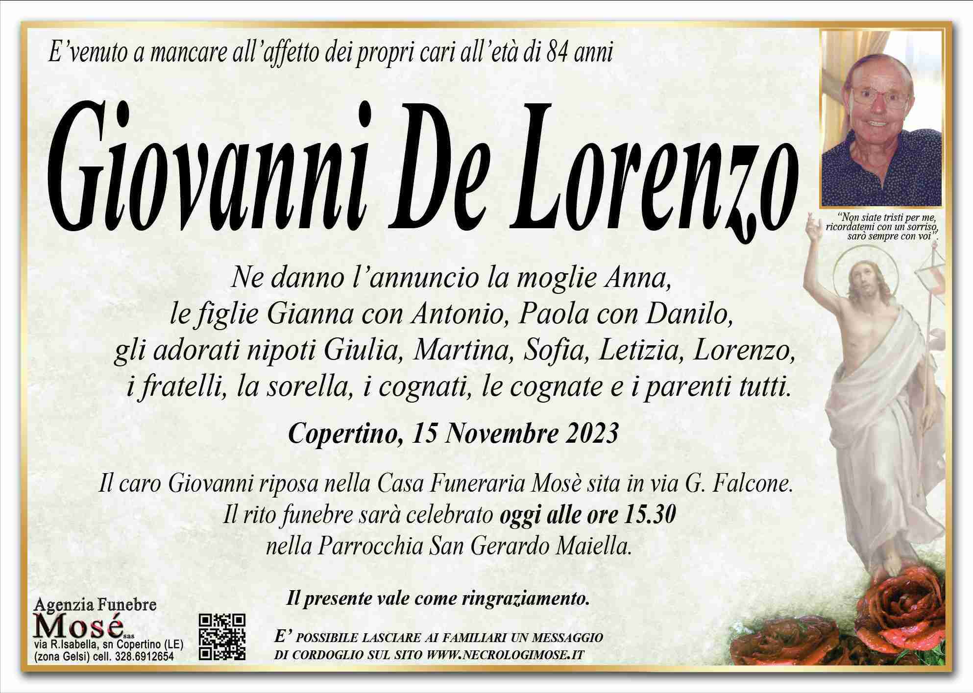 Giovanni De Lorenzo