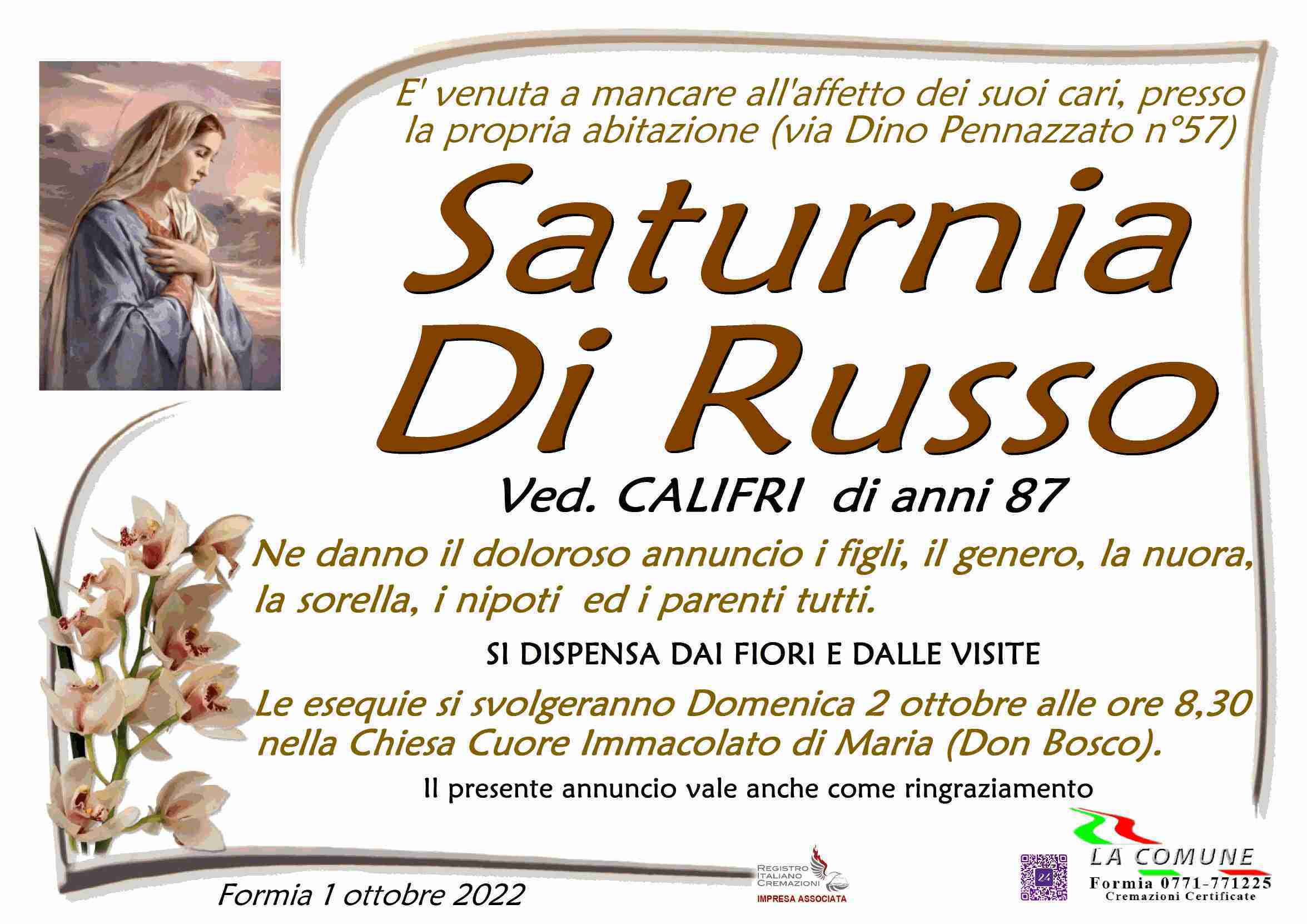 Saturnia Di Russo