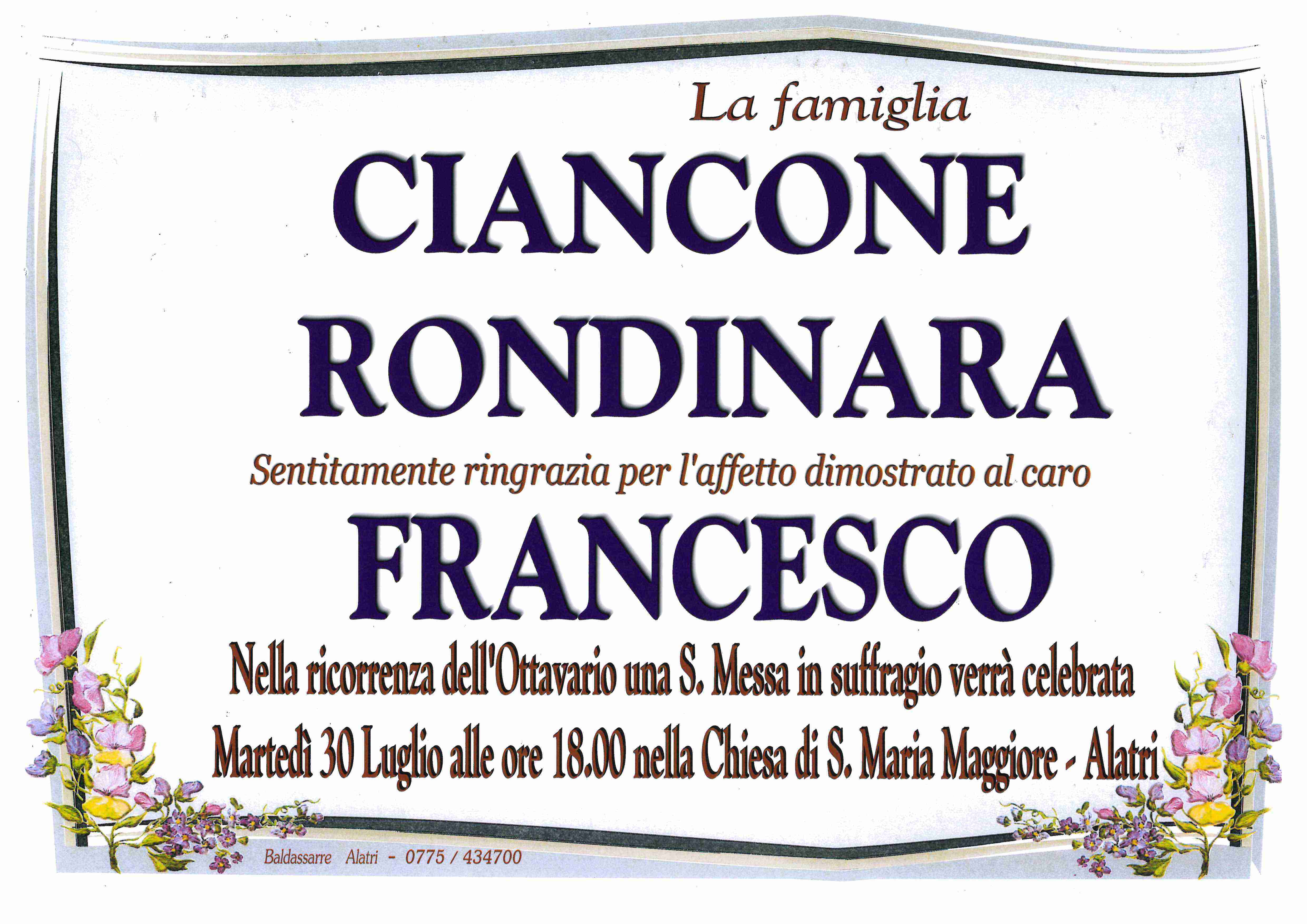Francesco  Ciancone