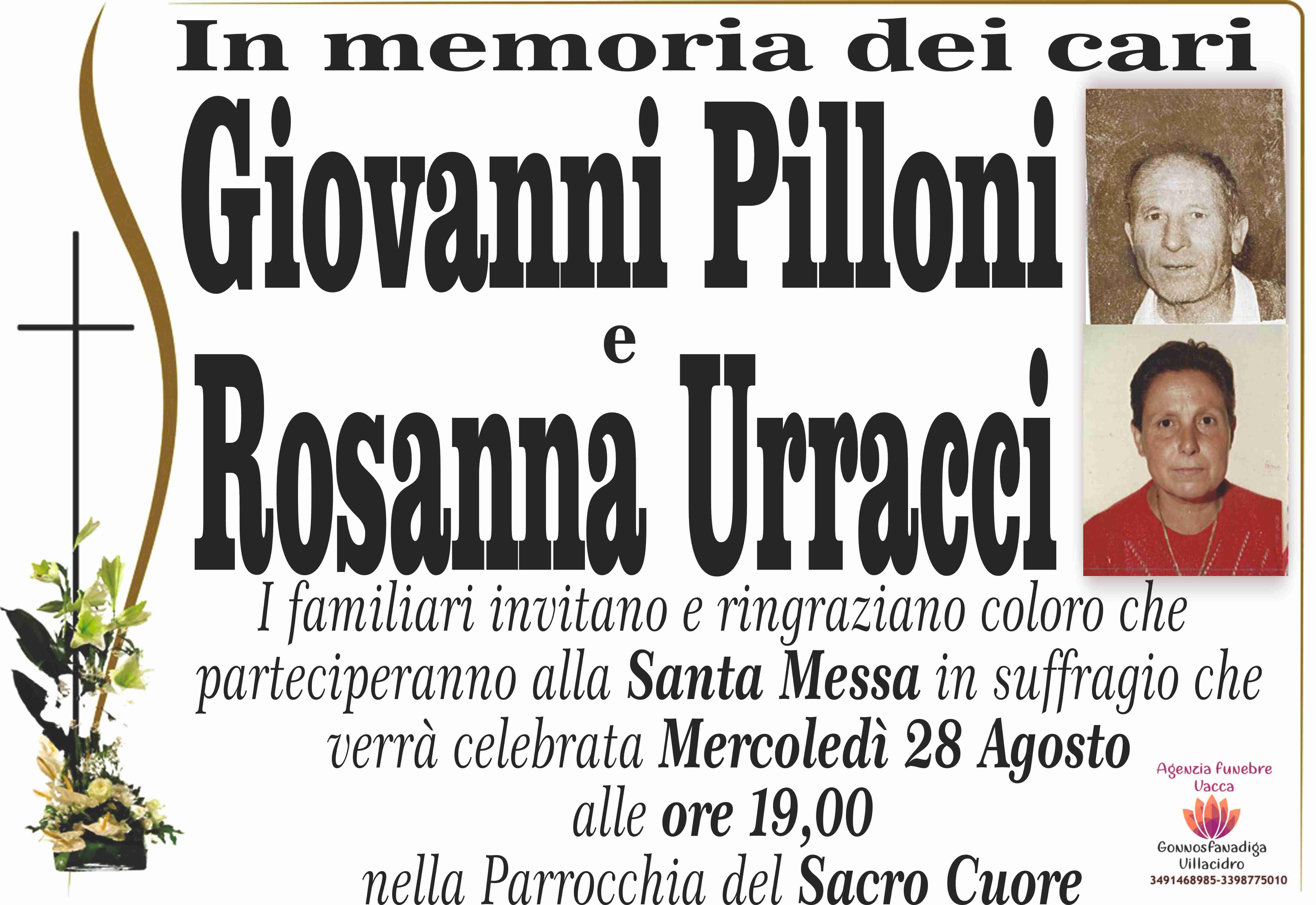 Giovanni Pilloni e Urracci Rosanna