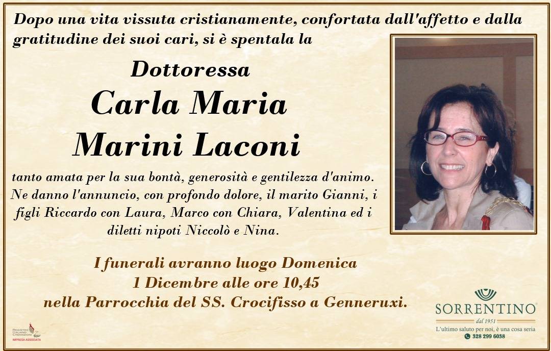 Carla Maria Marini Laconi