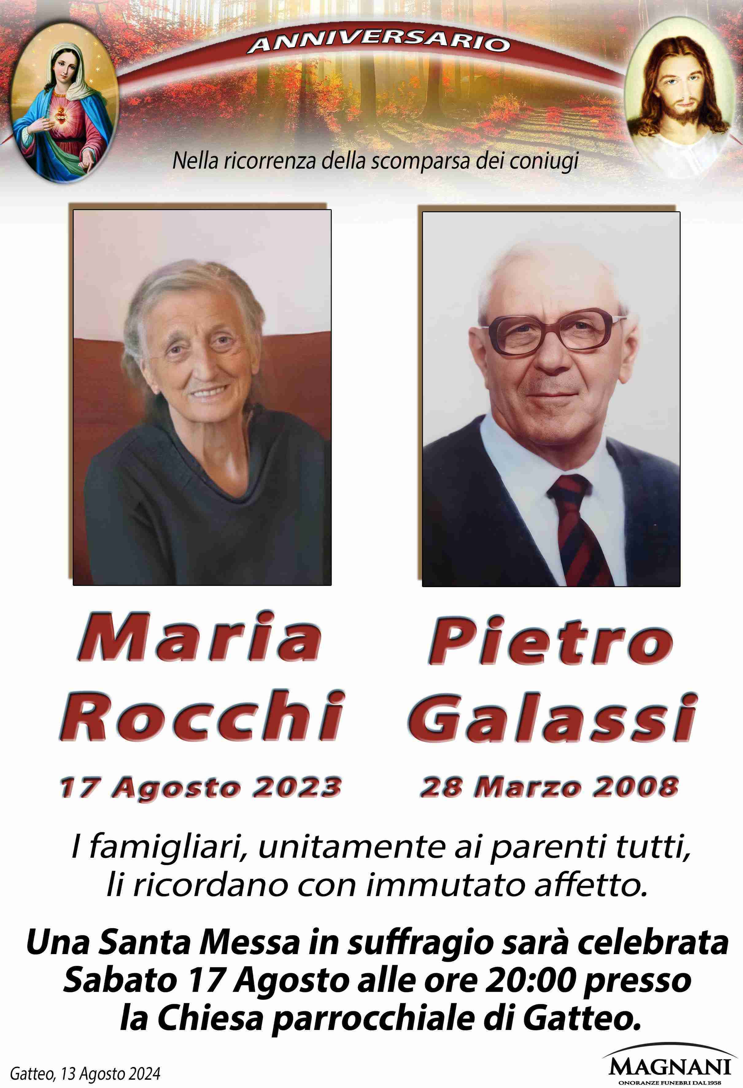 Maria Rocchi e Pietro Galassi