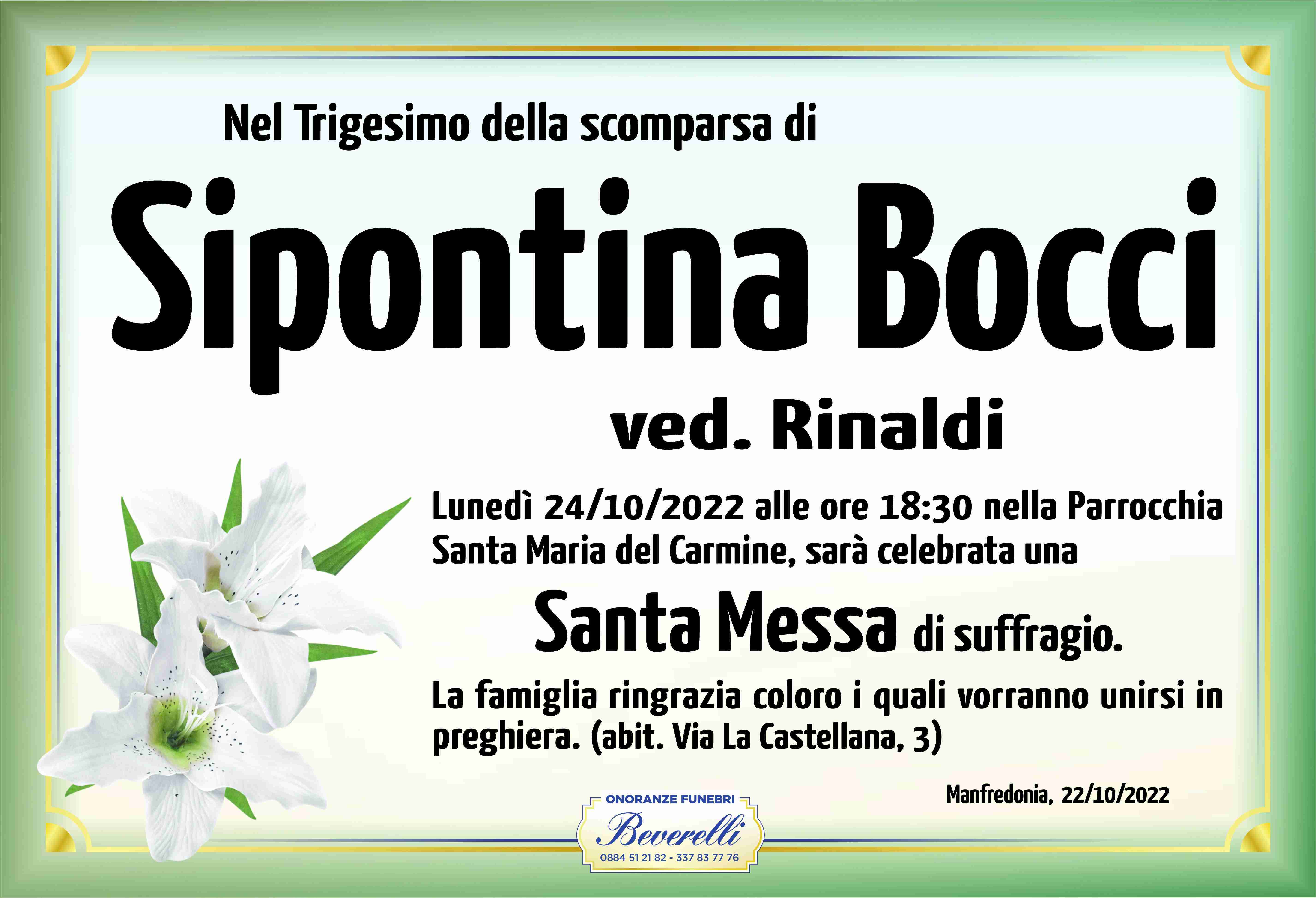 Sipontina Bocci