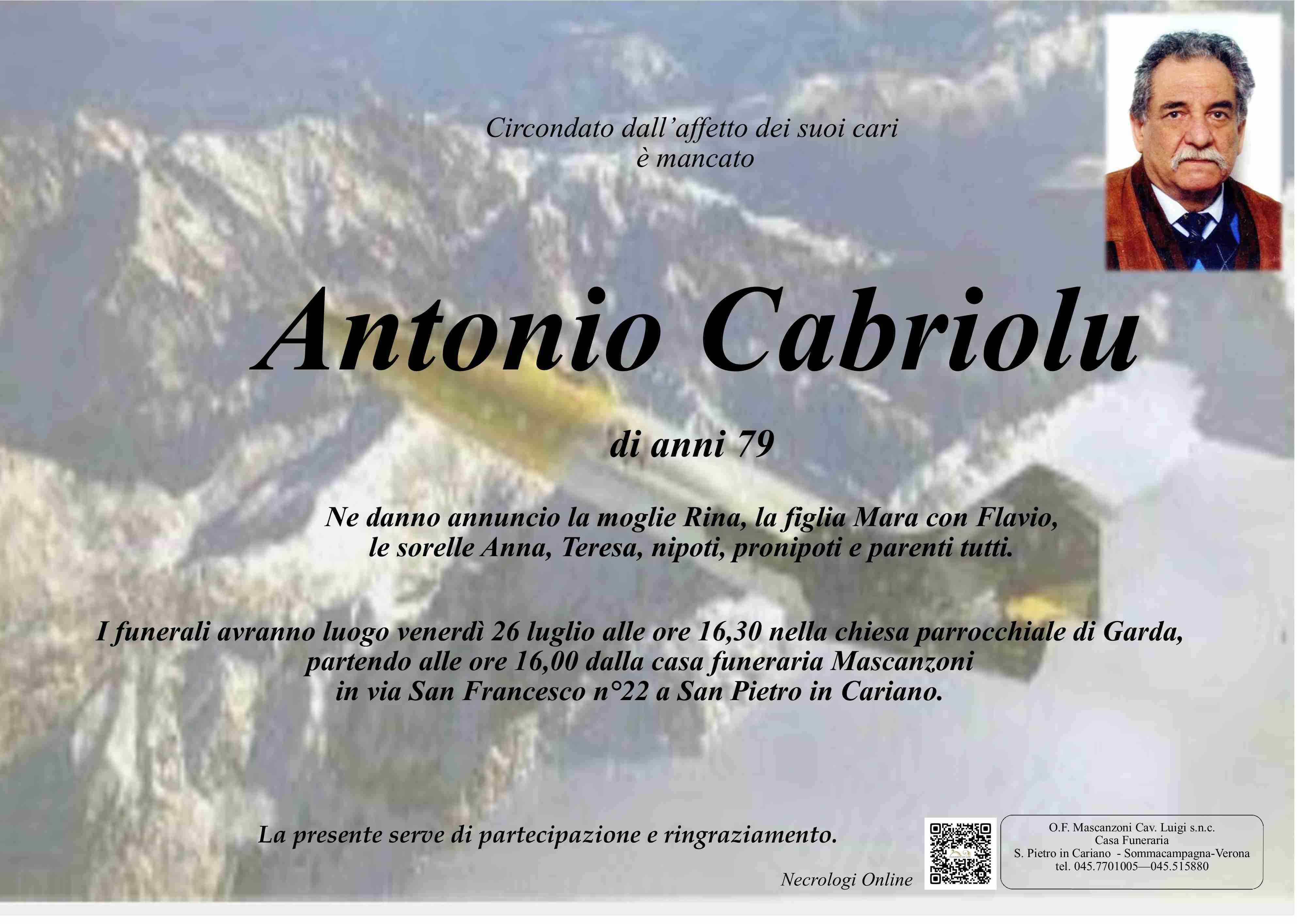 Antonio Cabriolu