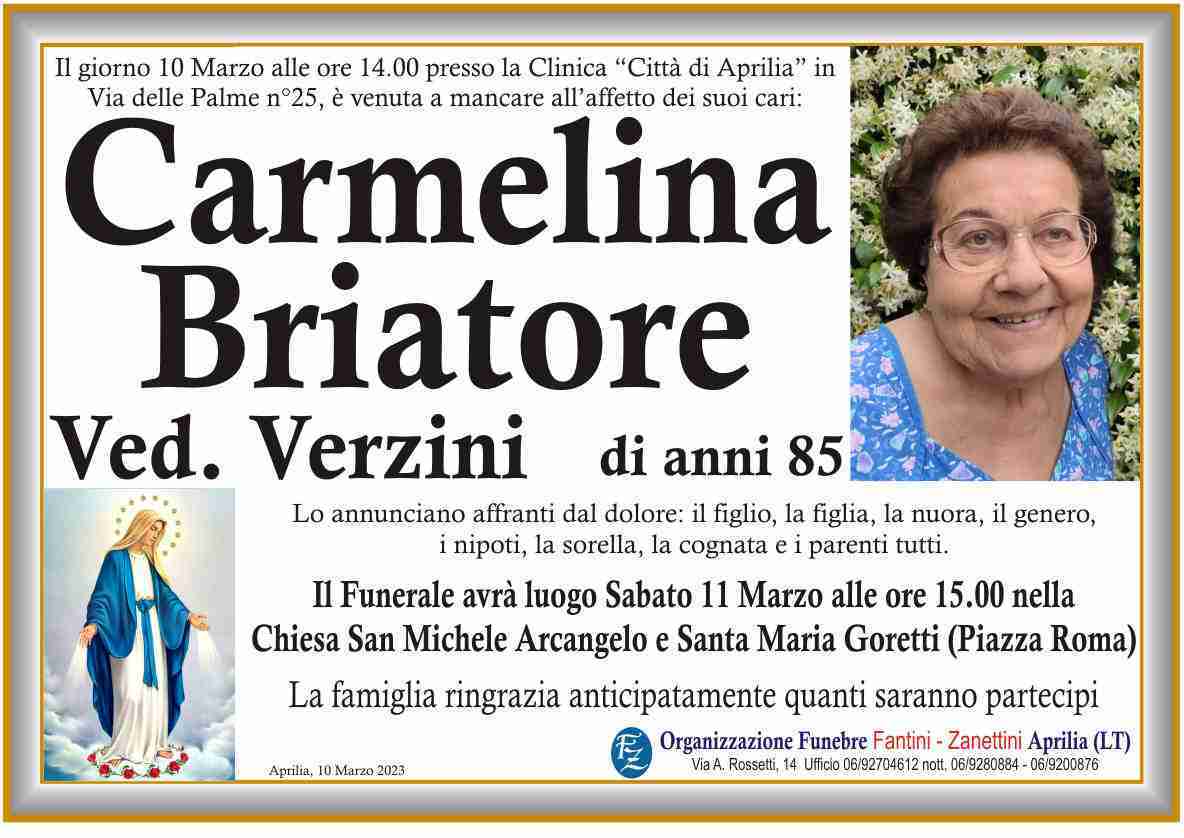 Carmelina Briatore
