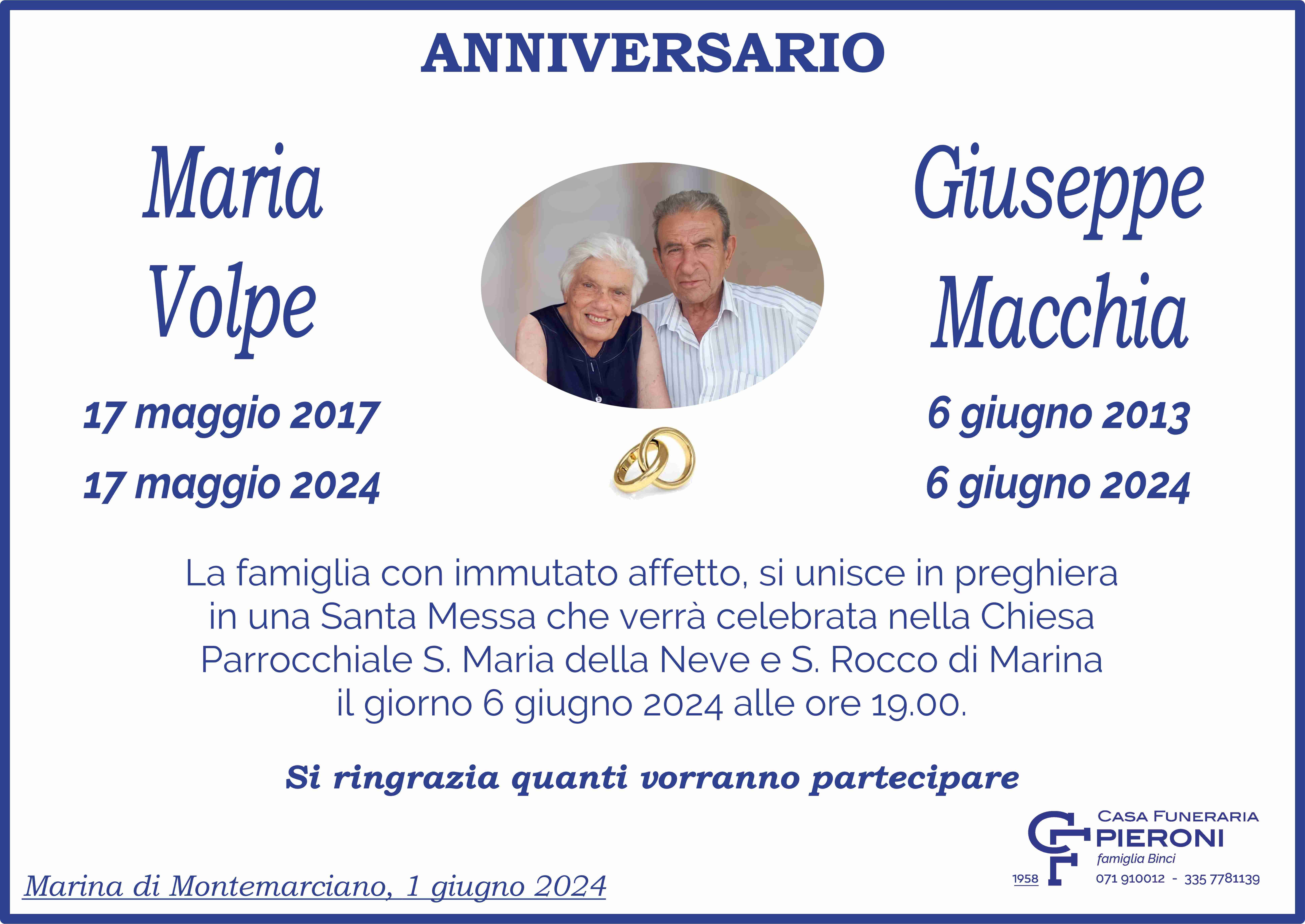Giuseppe Macchia - Maria Volpe