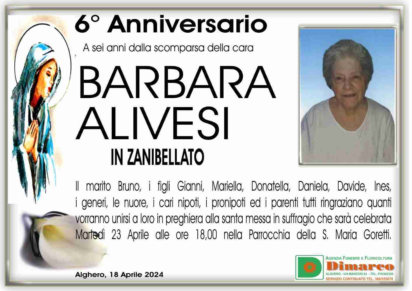 Barbara Alivesi in Zanibellato