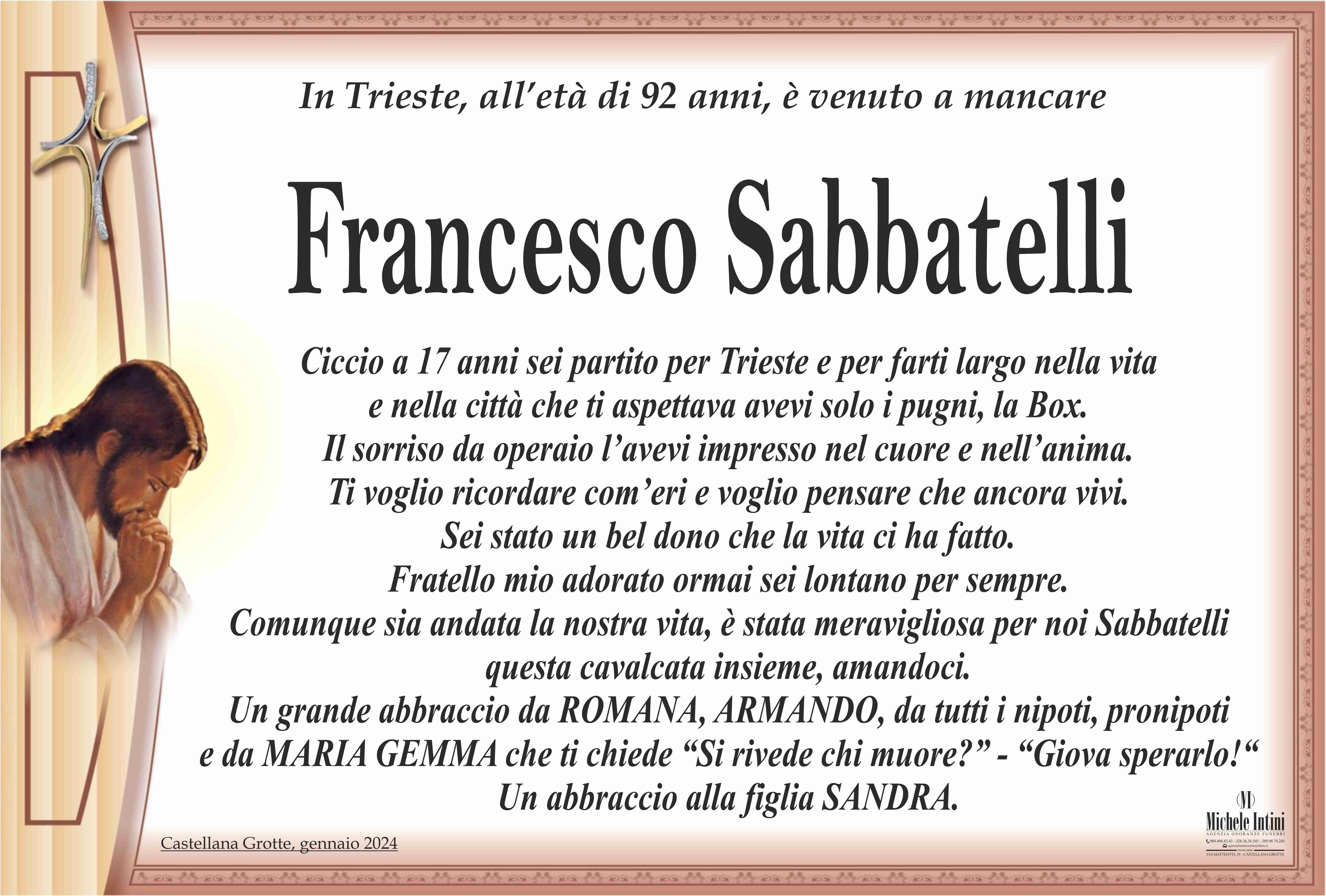 Sabbatelli Francesco