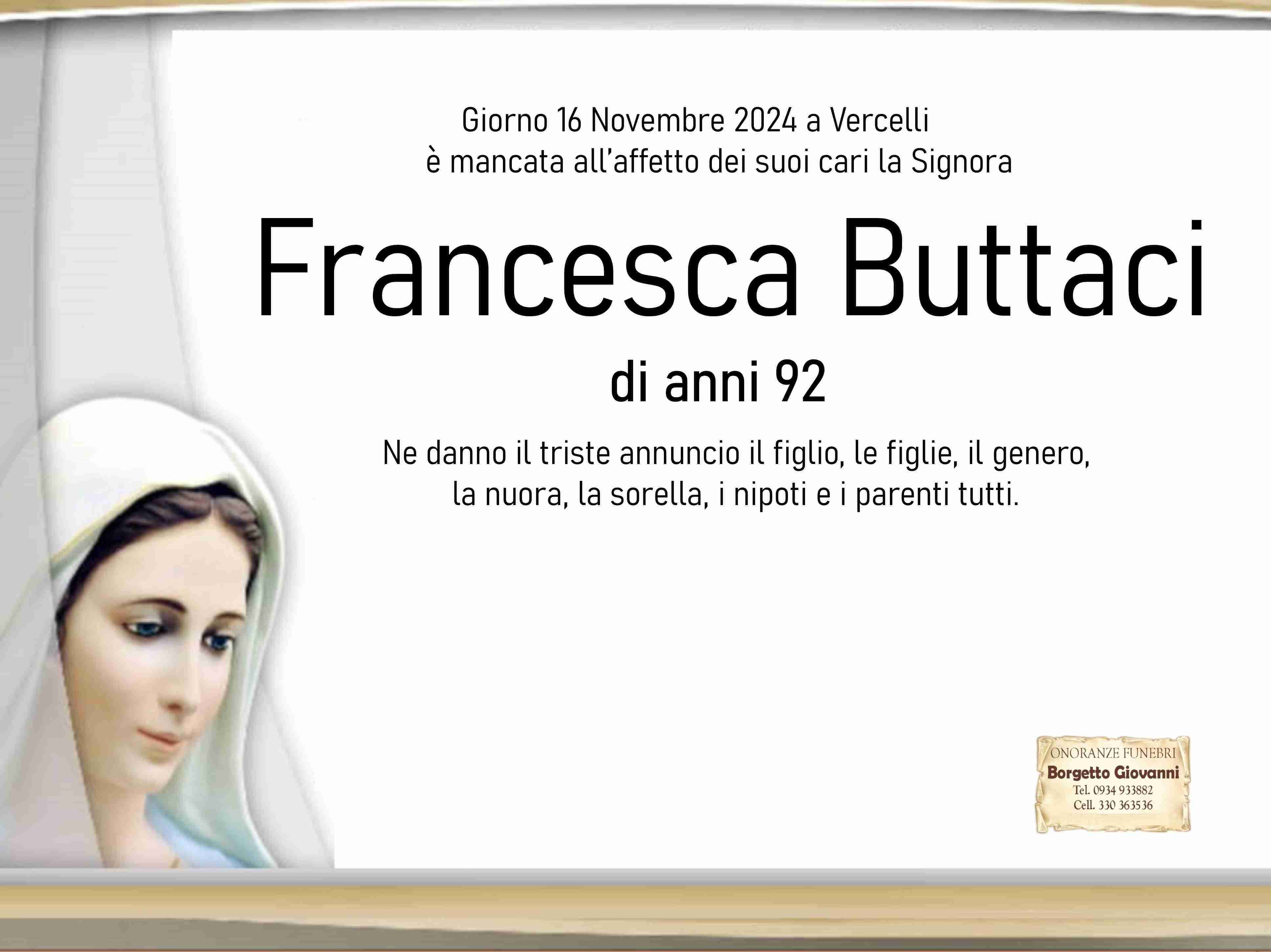 Francesca Buttaci