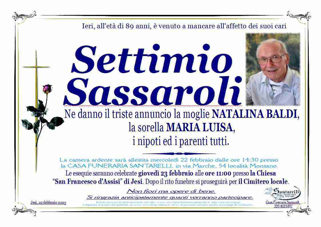 Settimio Sassaroli