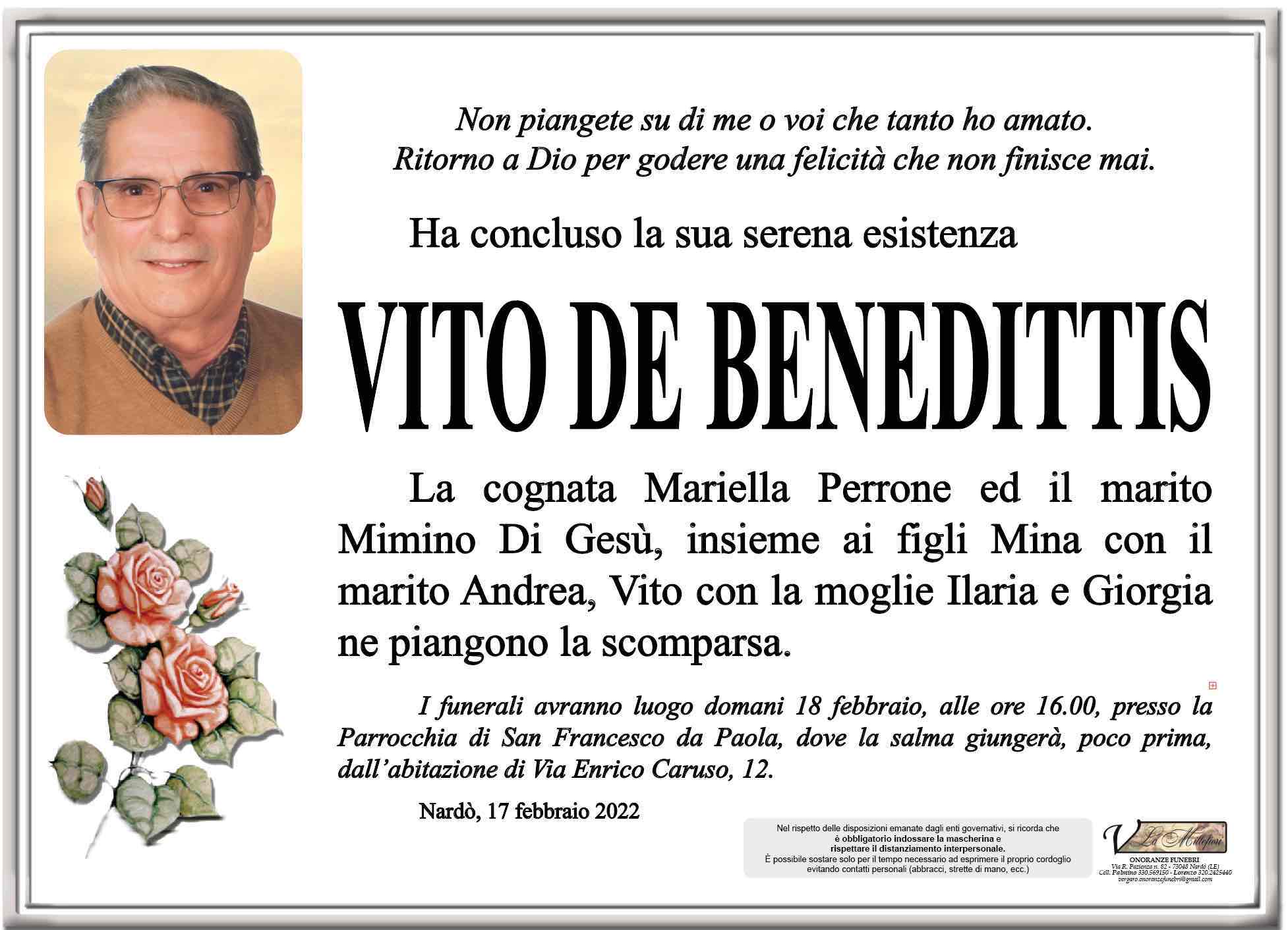 Vito De Beneditttis