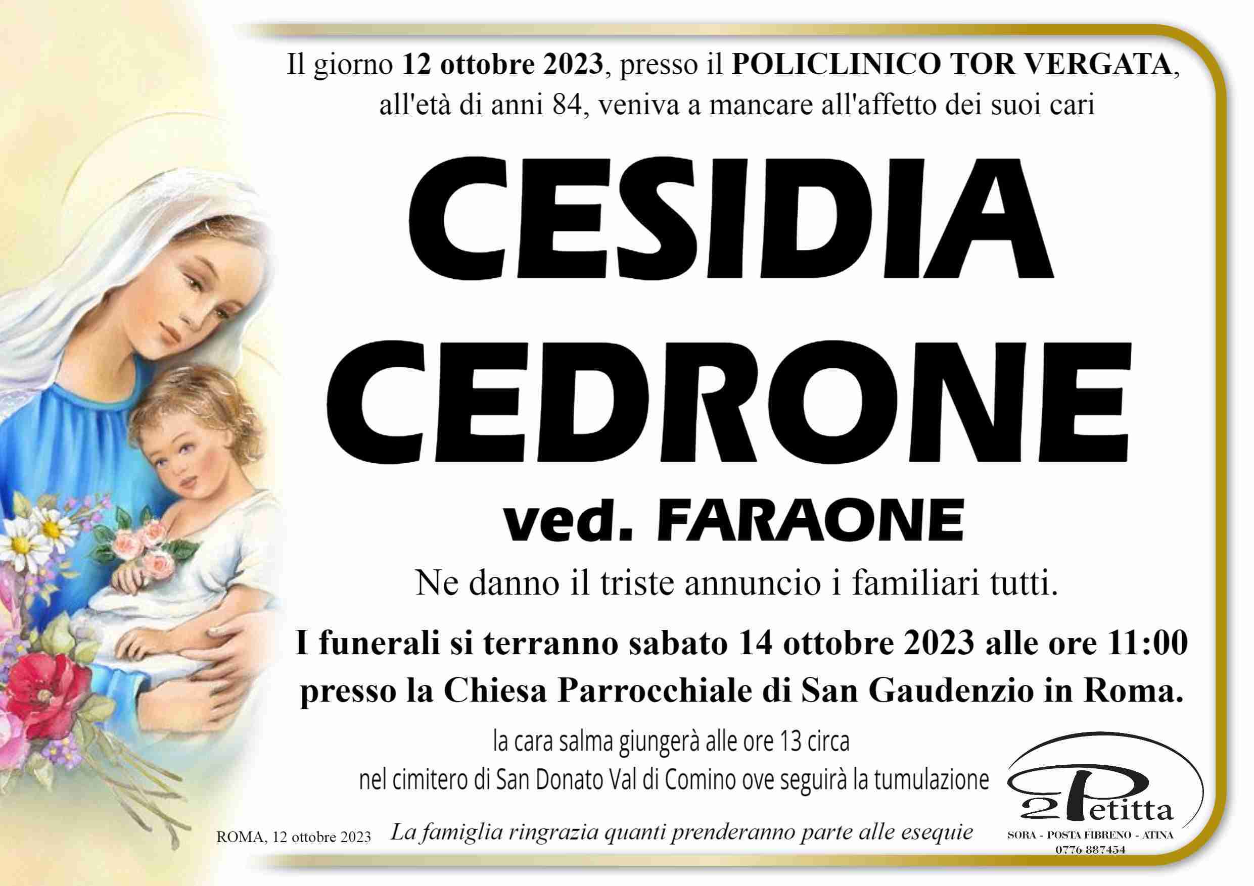 Cesidia Cedrone