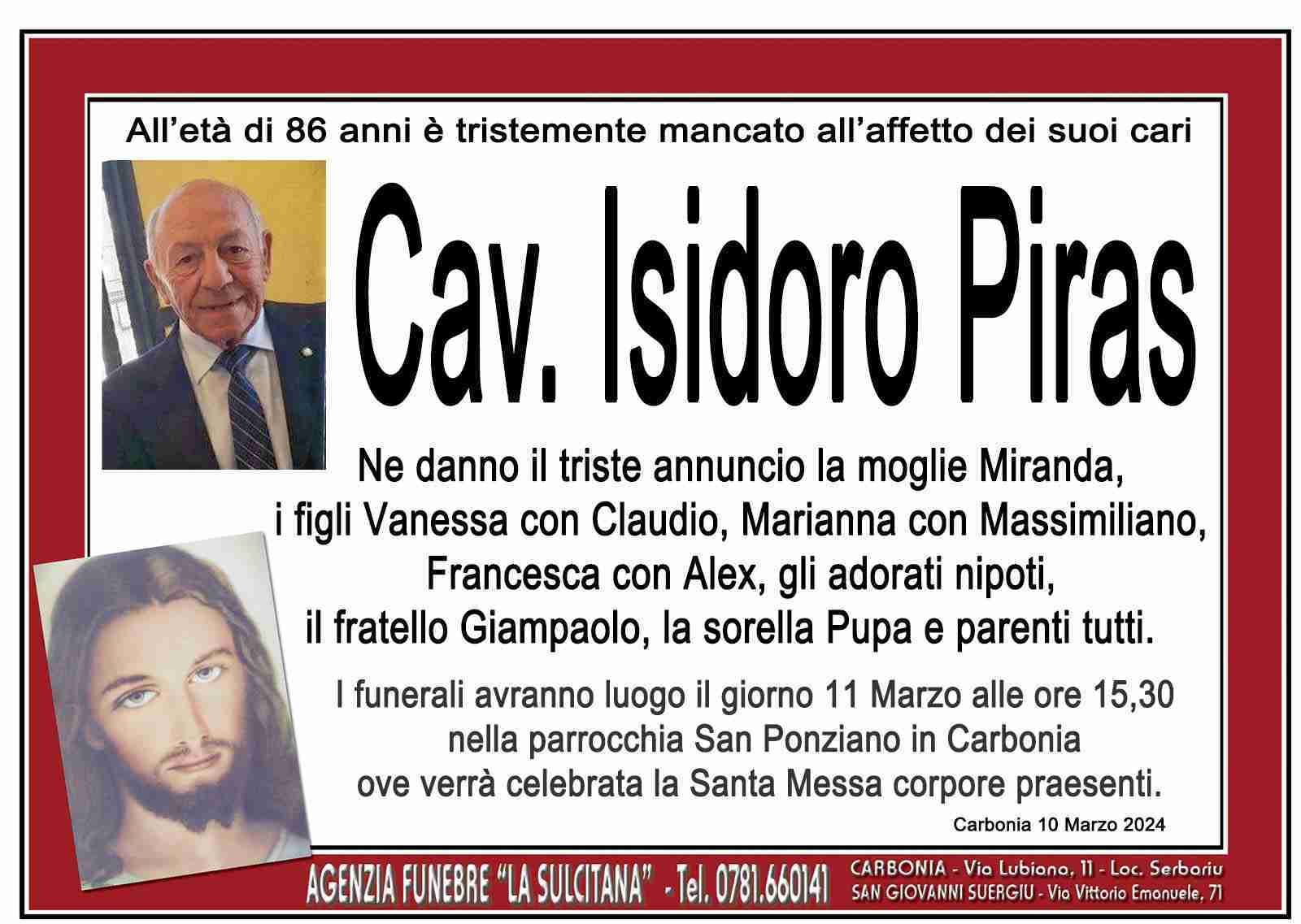 Cav. Isidoro Piras