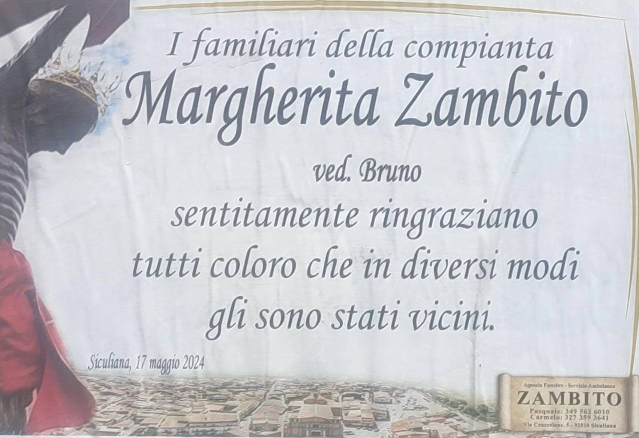 Margherita Zambito