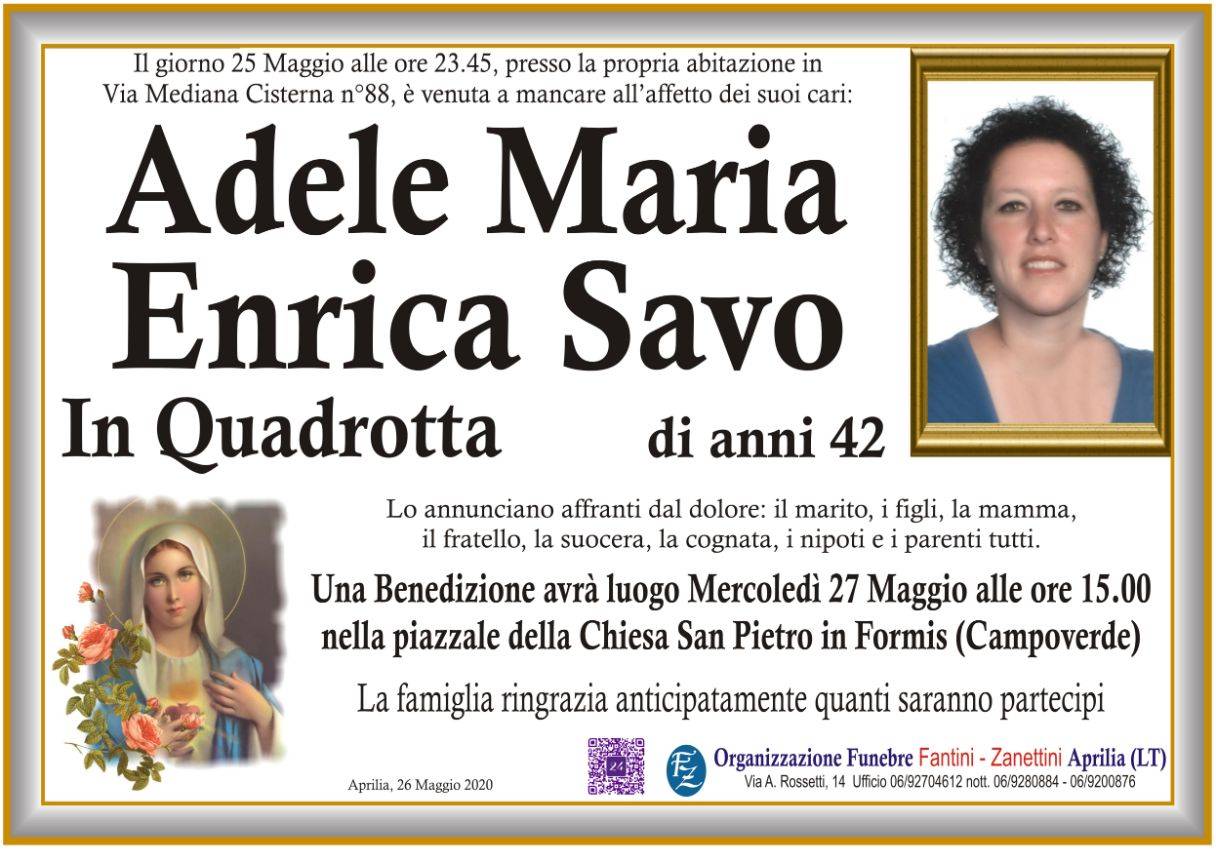 Adele Maria Enrica Savo