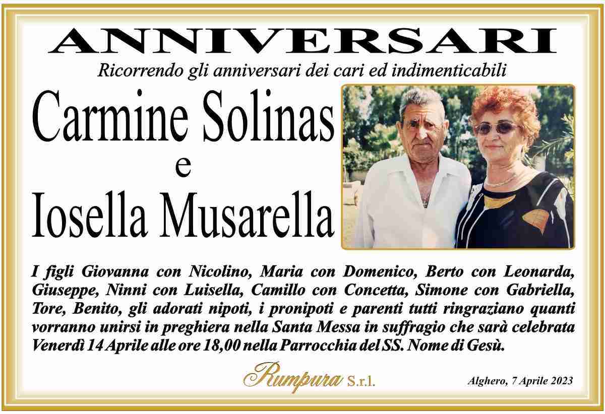 Carmine Solinas e Iosella Musarella