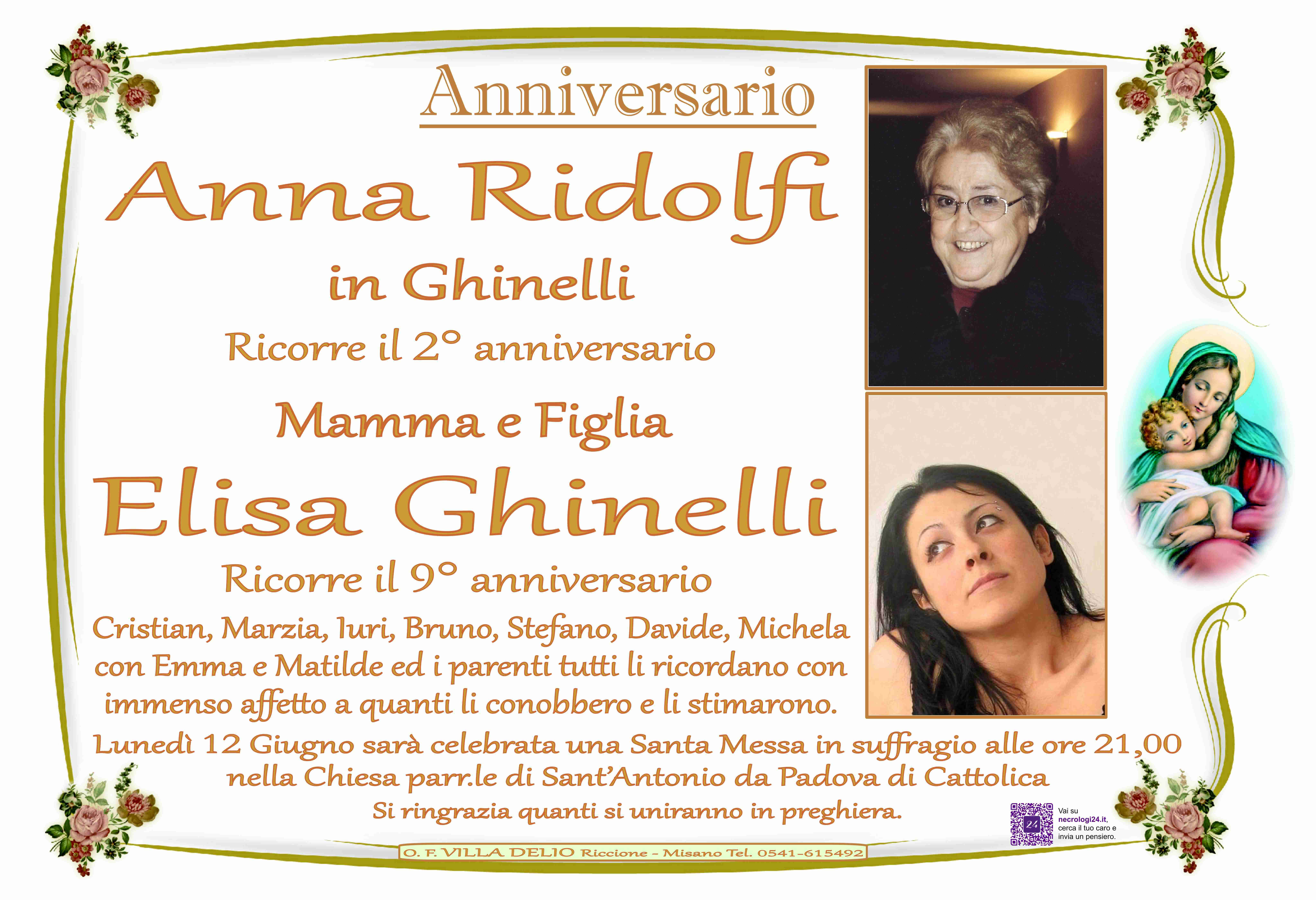Anna Ridolfi e Elisa Ghinelli