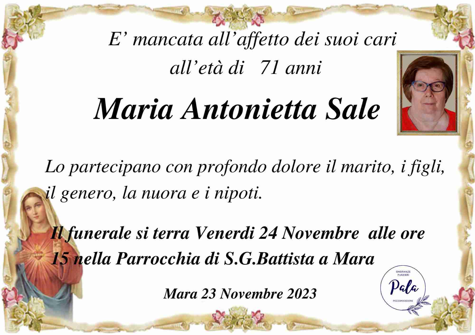 Maria Antonietta Sale