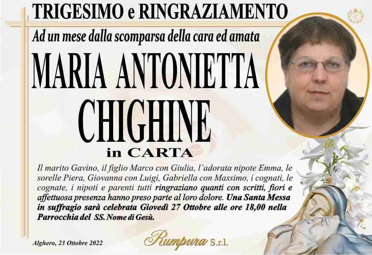 Maria Antonietta Chighine