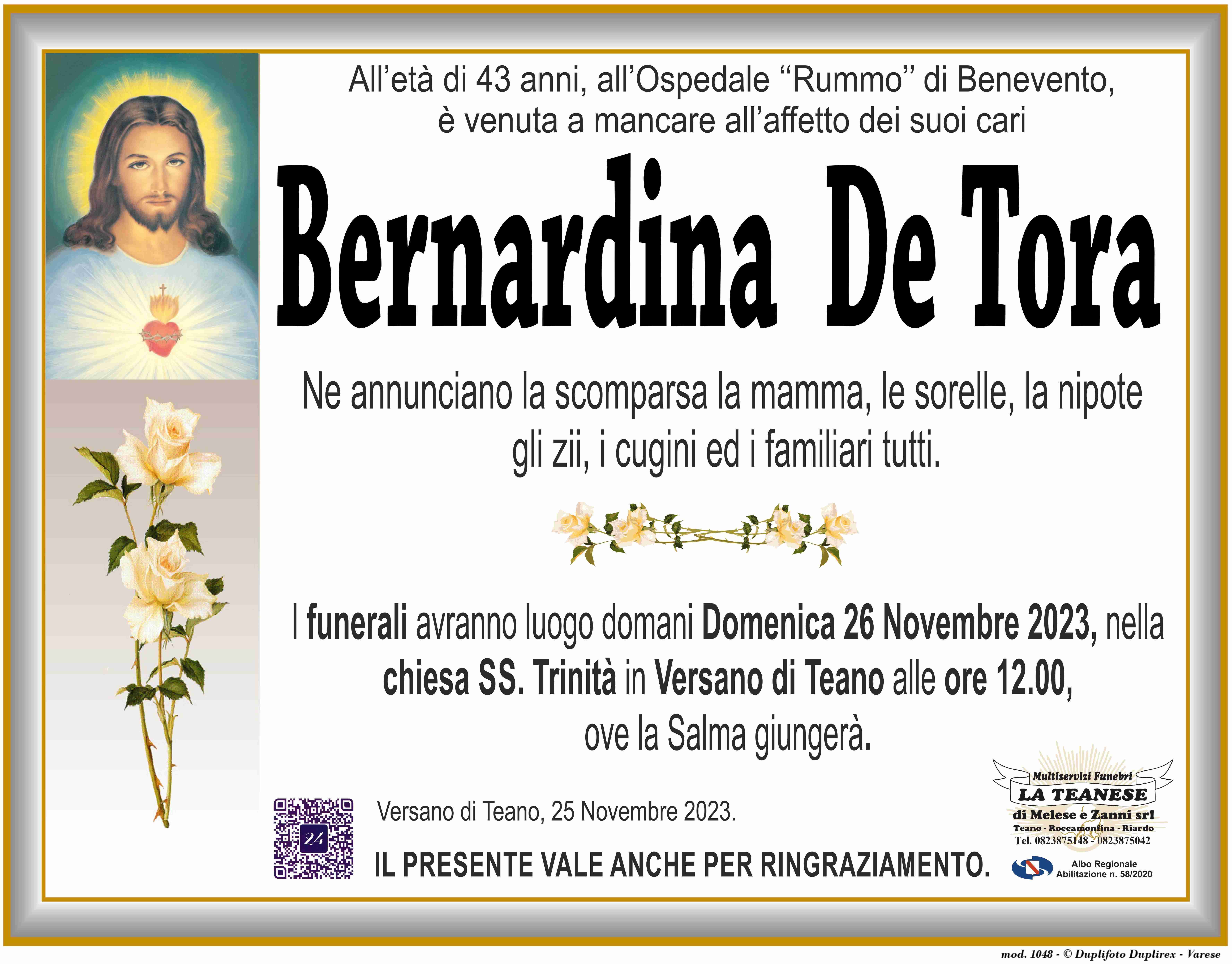 Bernardina De Tora