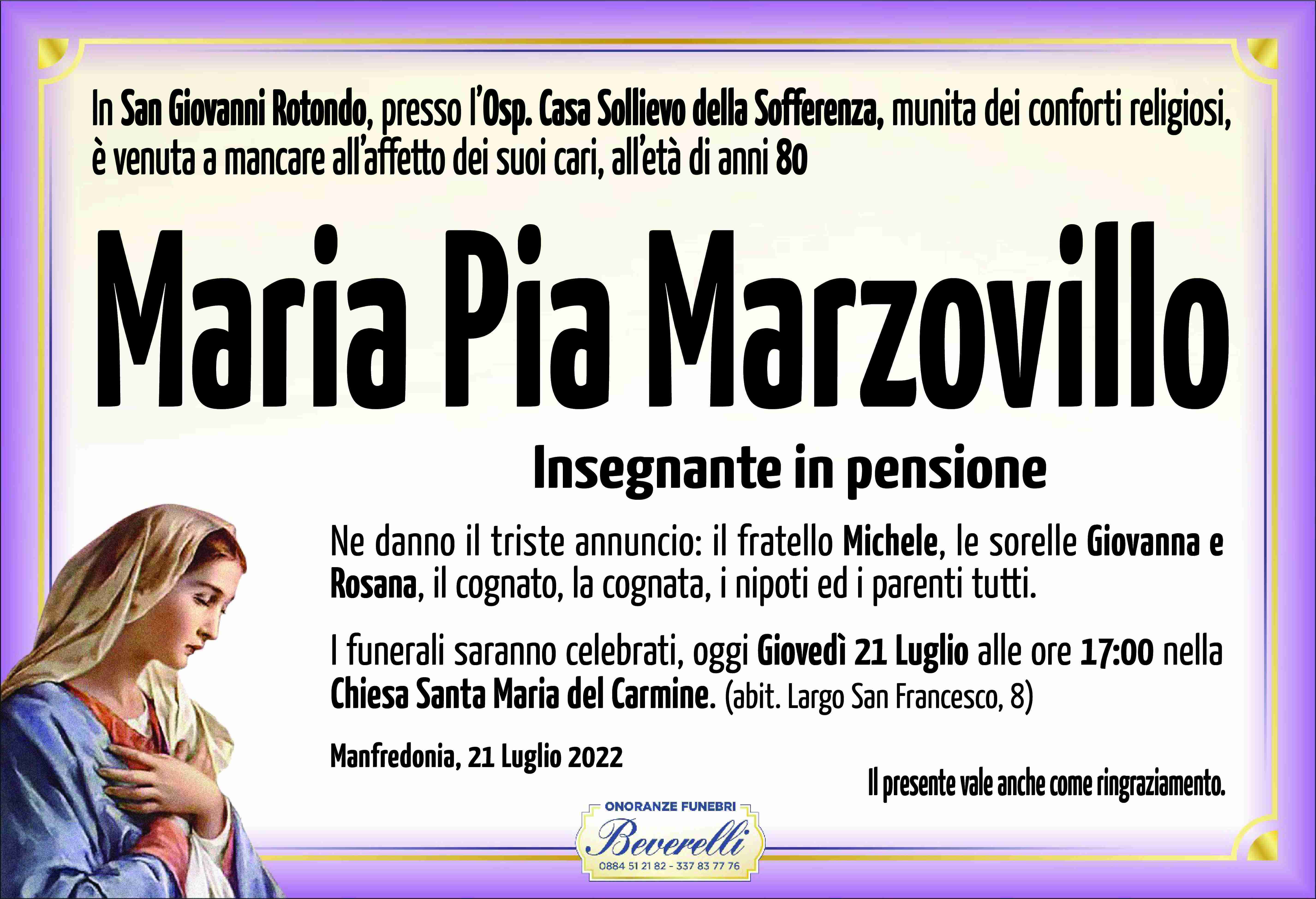 Maria Pia Marzovillo