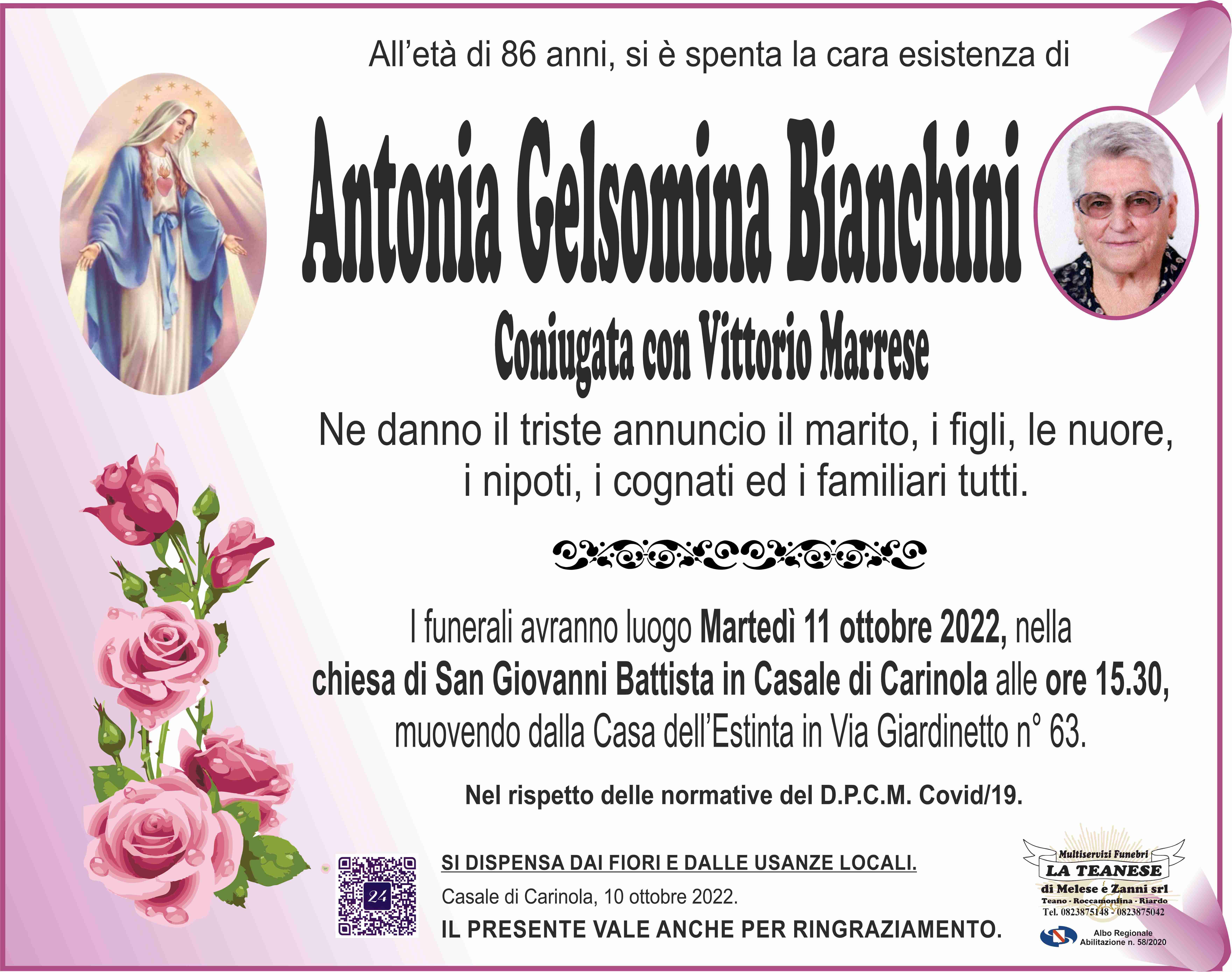Bianchini Antonia Gelsomina