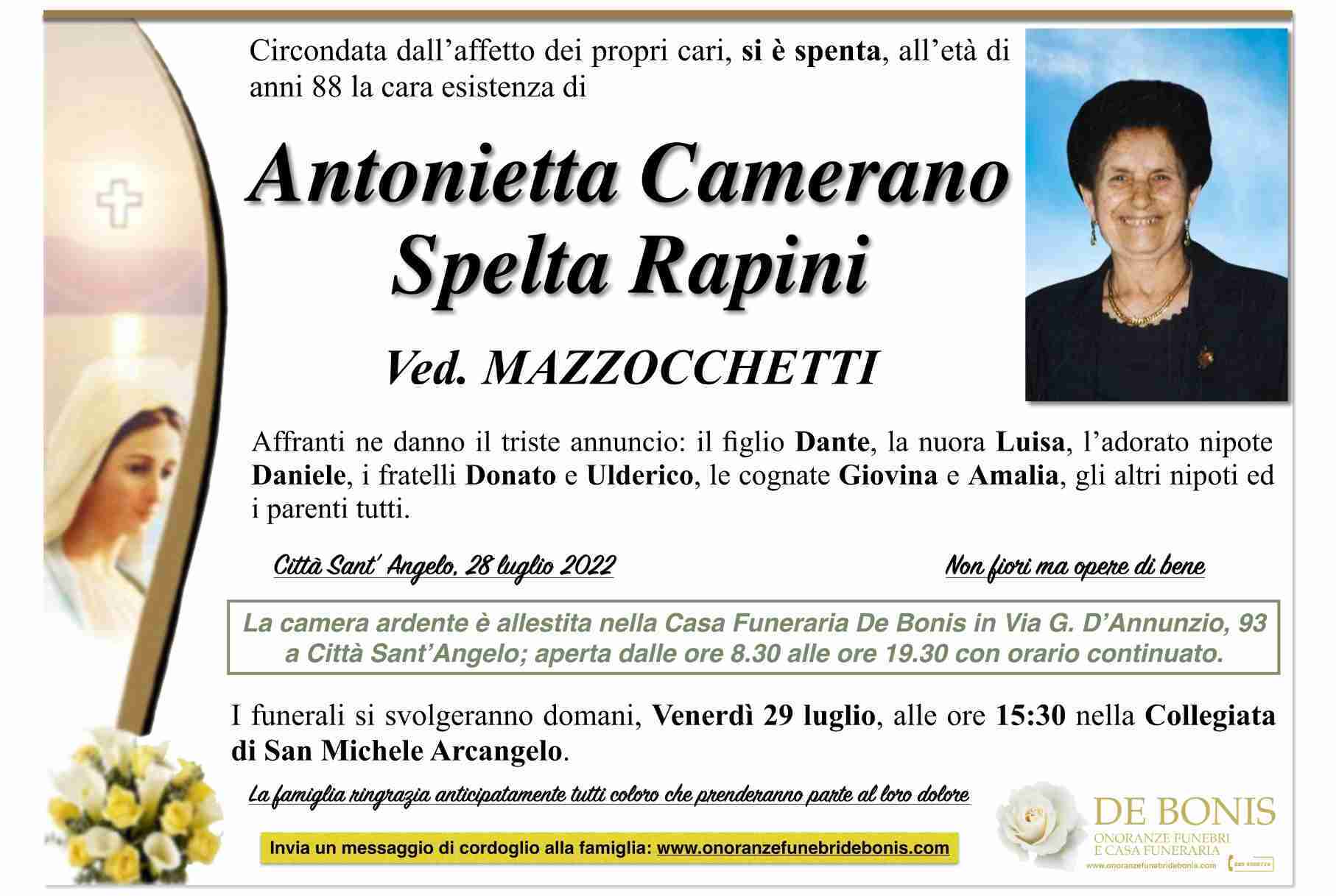 Antonietta Camerano Spelta Rapini