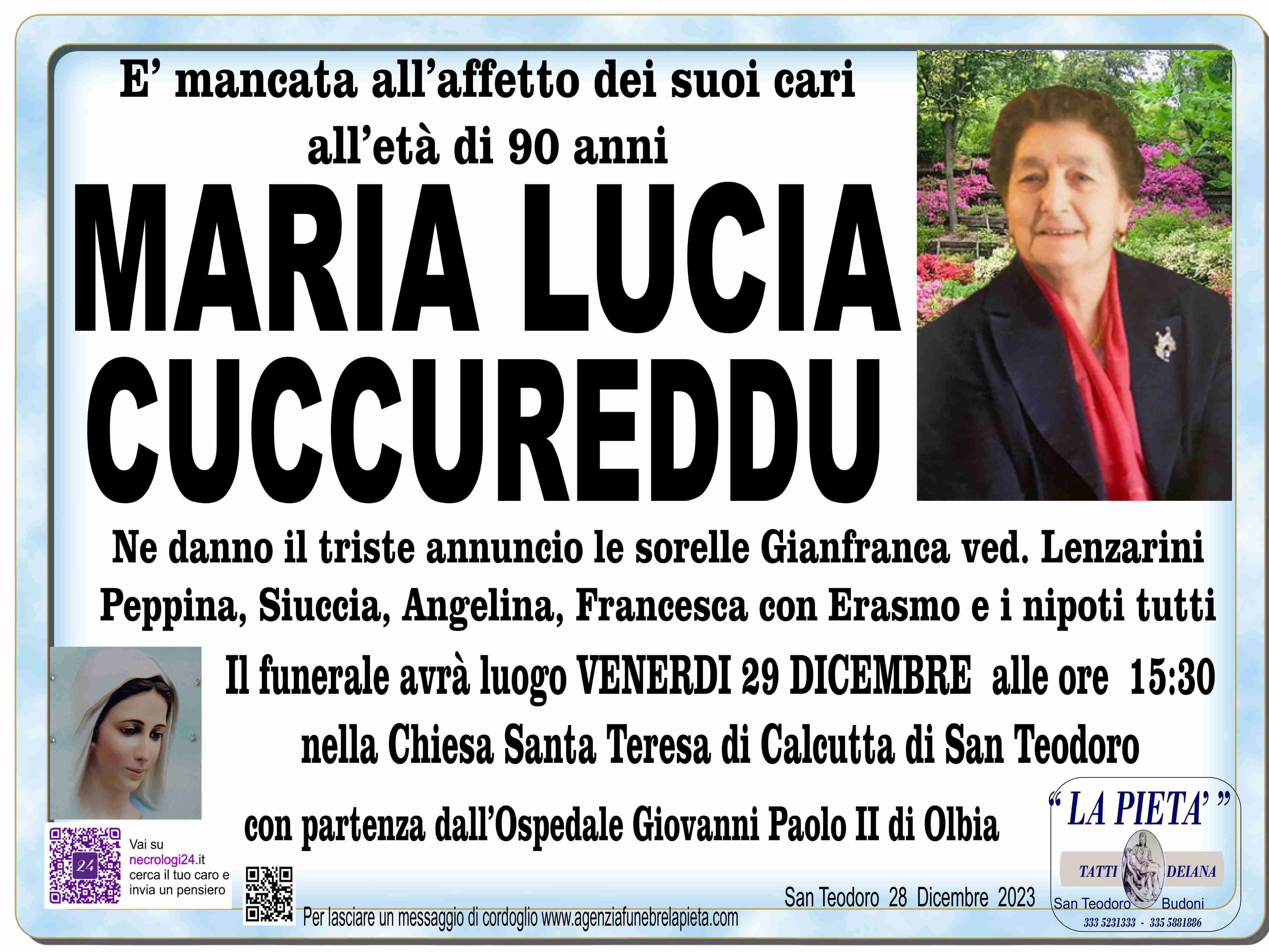 Maria Lucia Cuccureddu