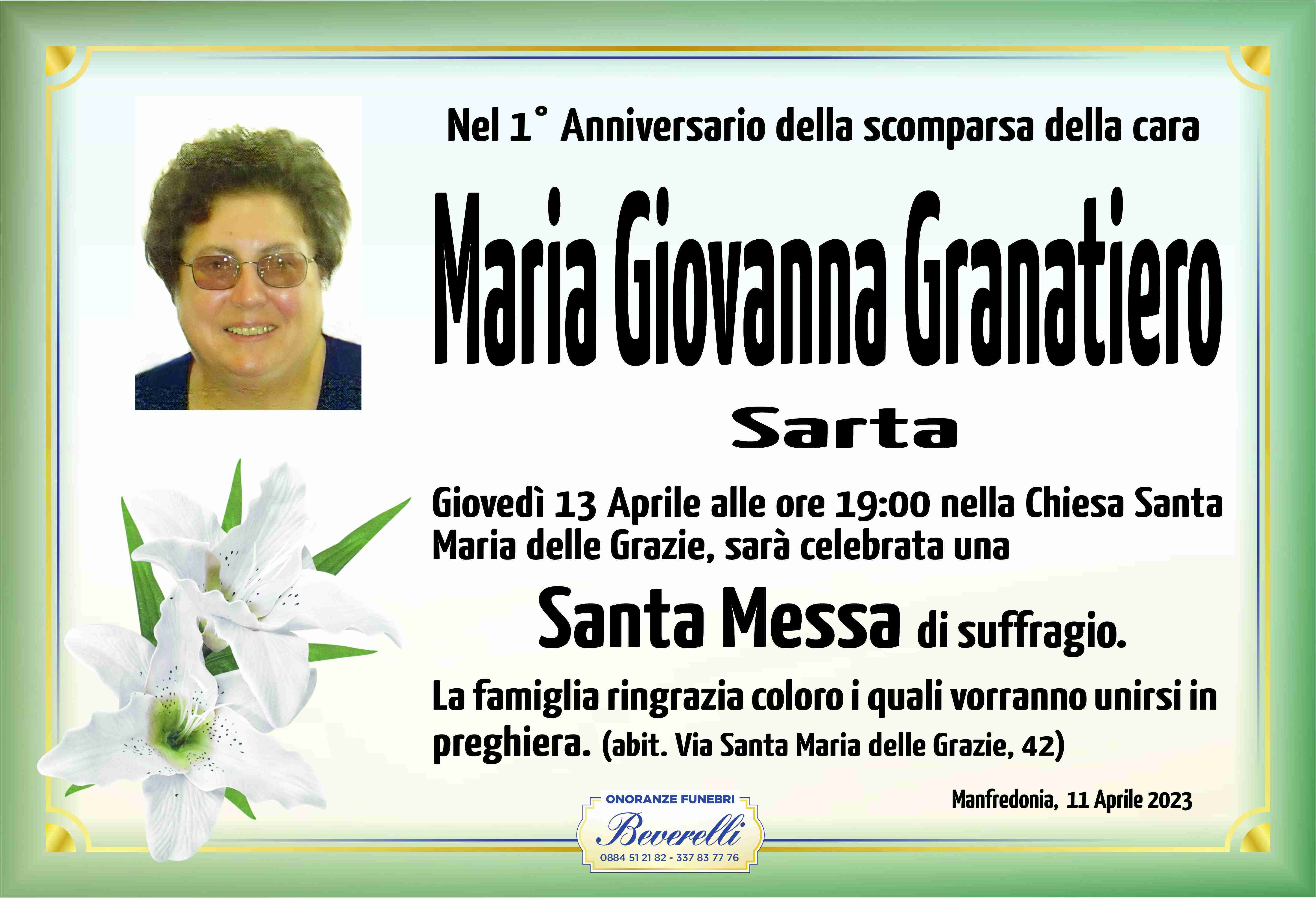 Maria Giovanna Granatiero