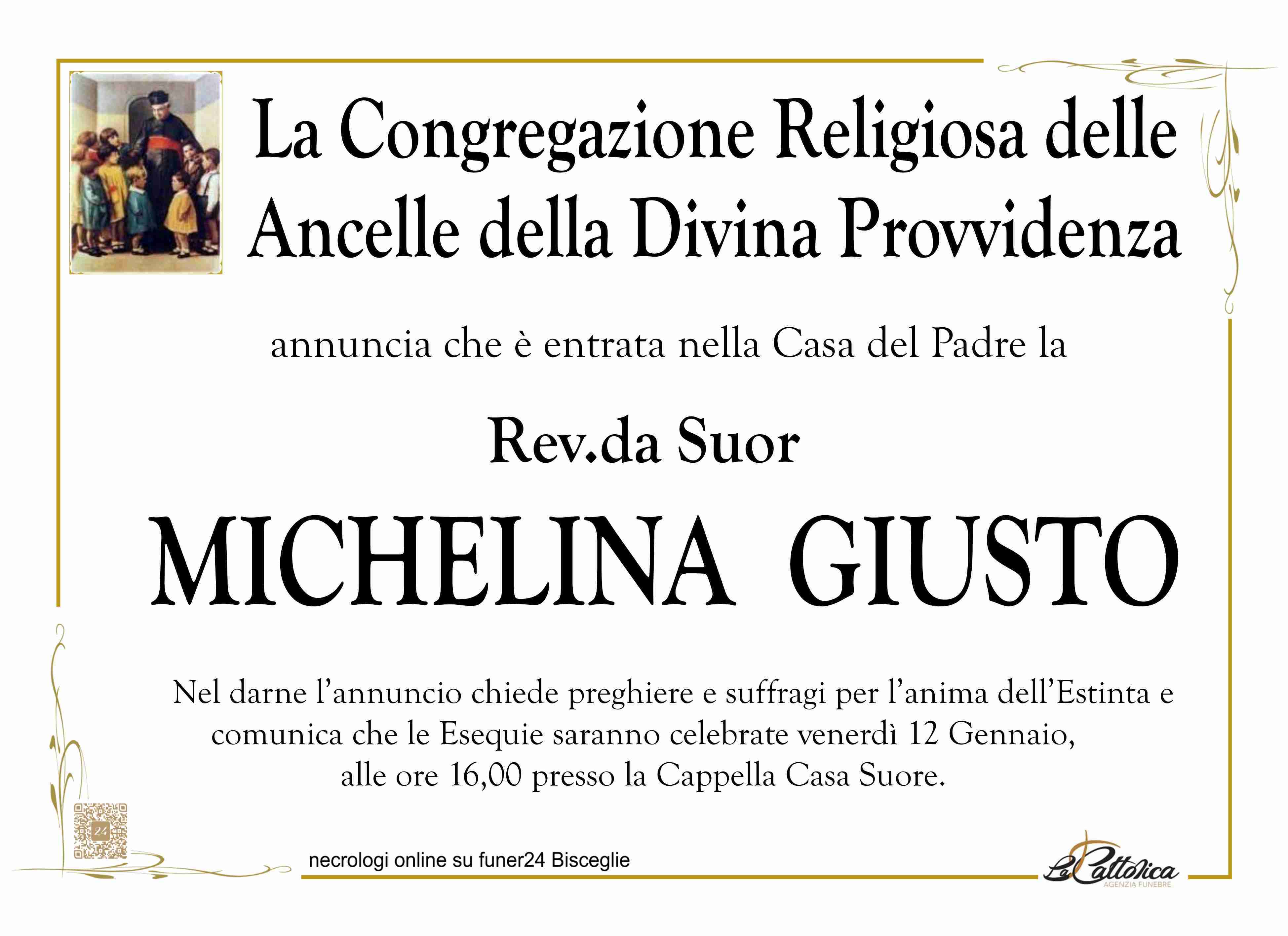 Rev.da Suor Michelina Giusto