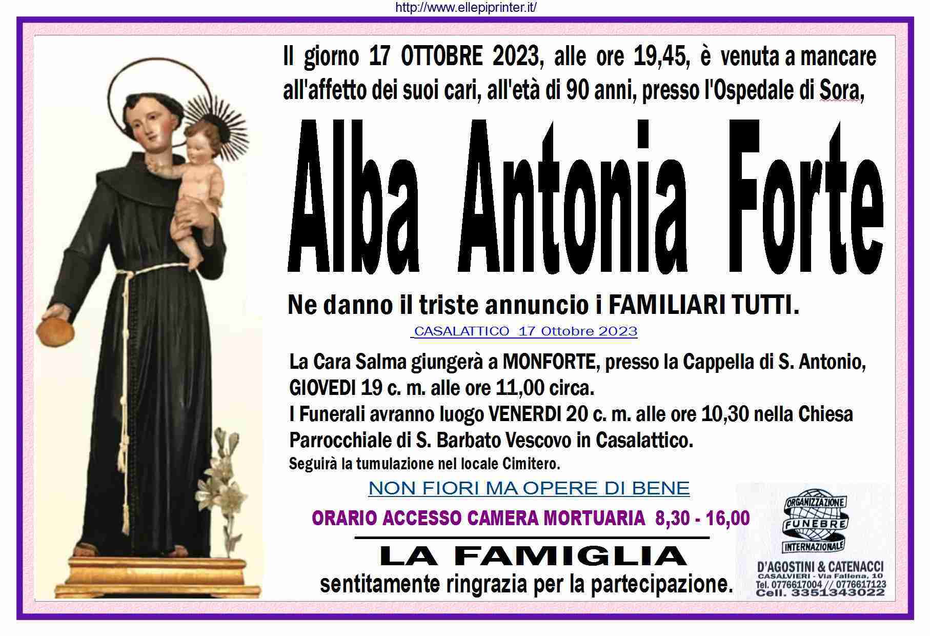 Alba Antonia Forte