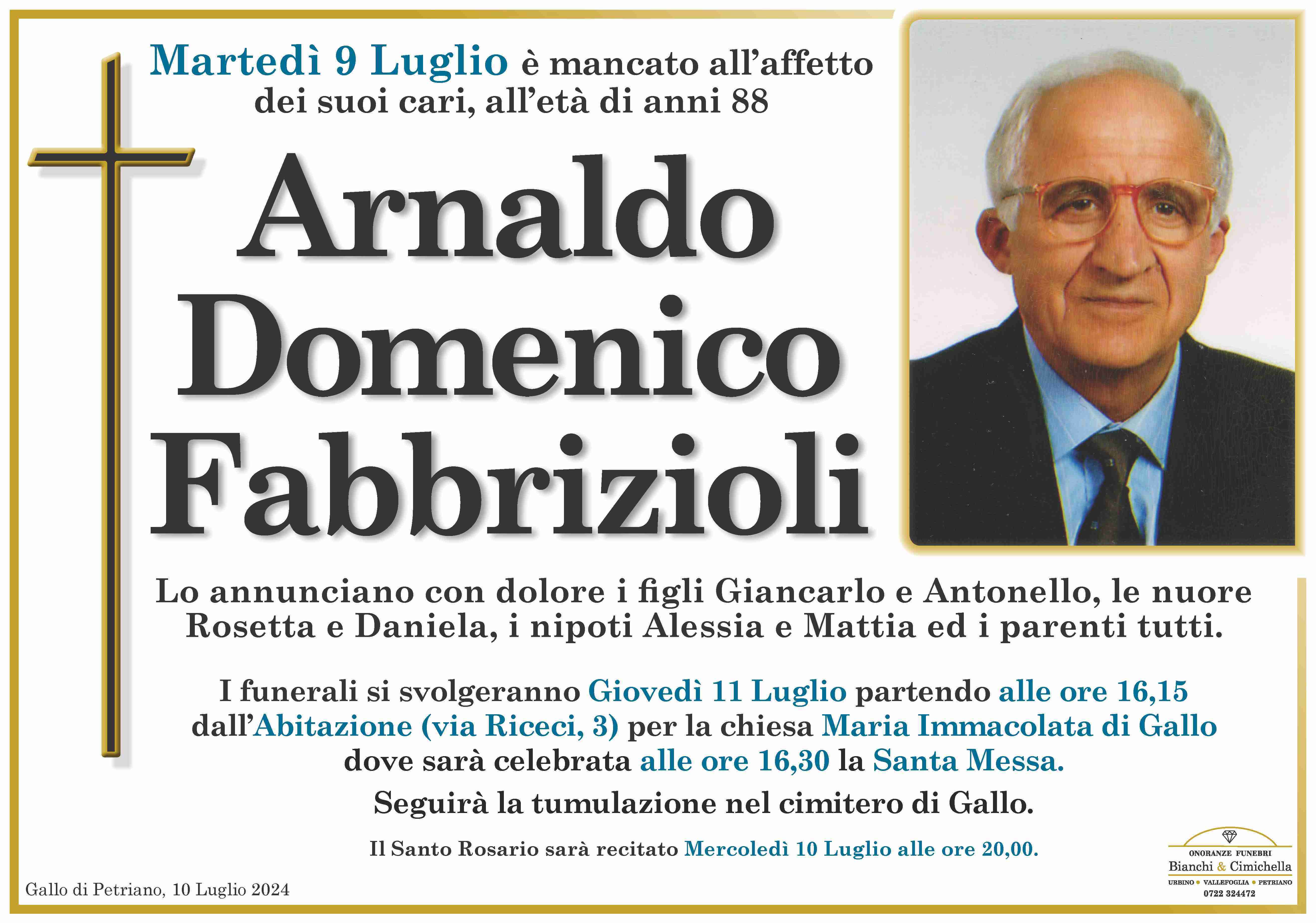 Arnaldo Domenico Fabbrizioli
