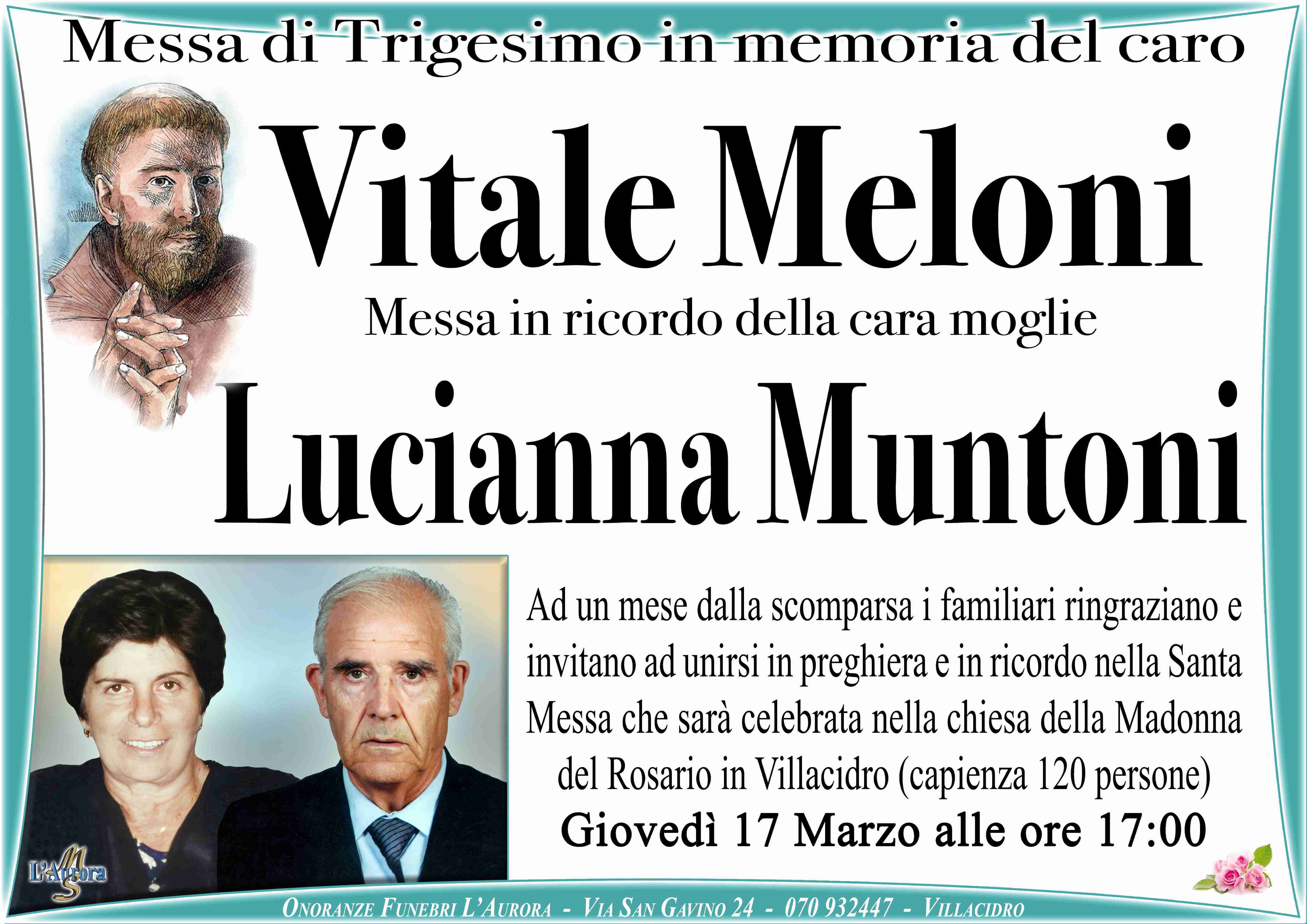 Vitale Meloni e Lucianna Muntoni