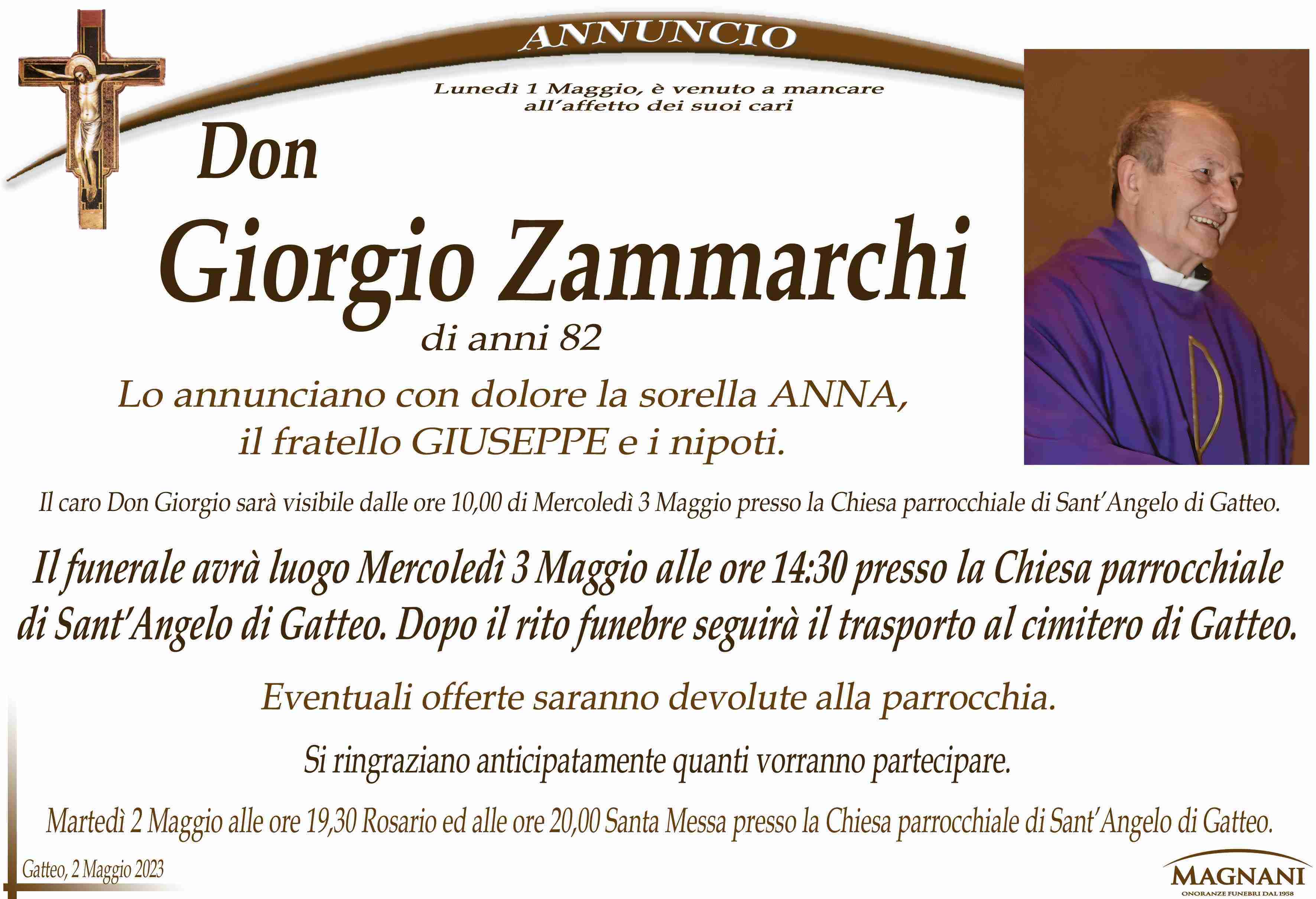 Don Giorgio Zammarchi