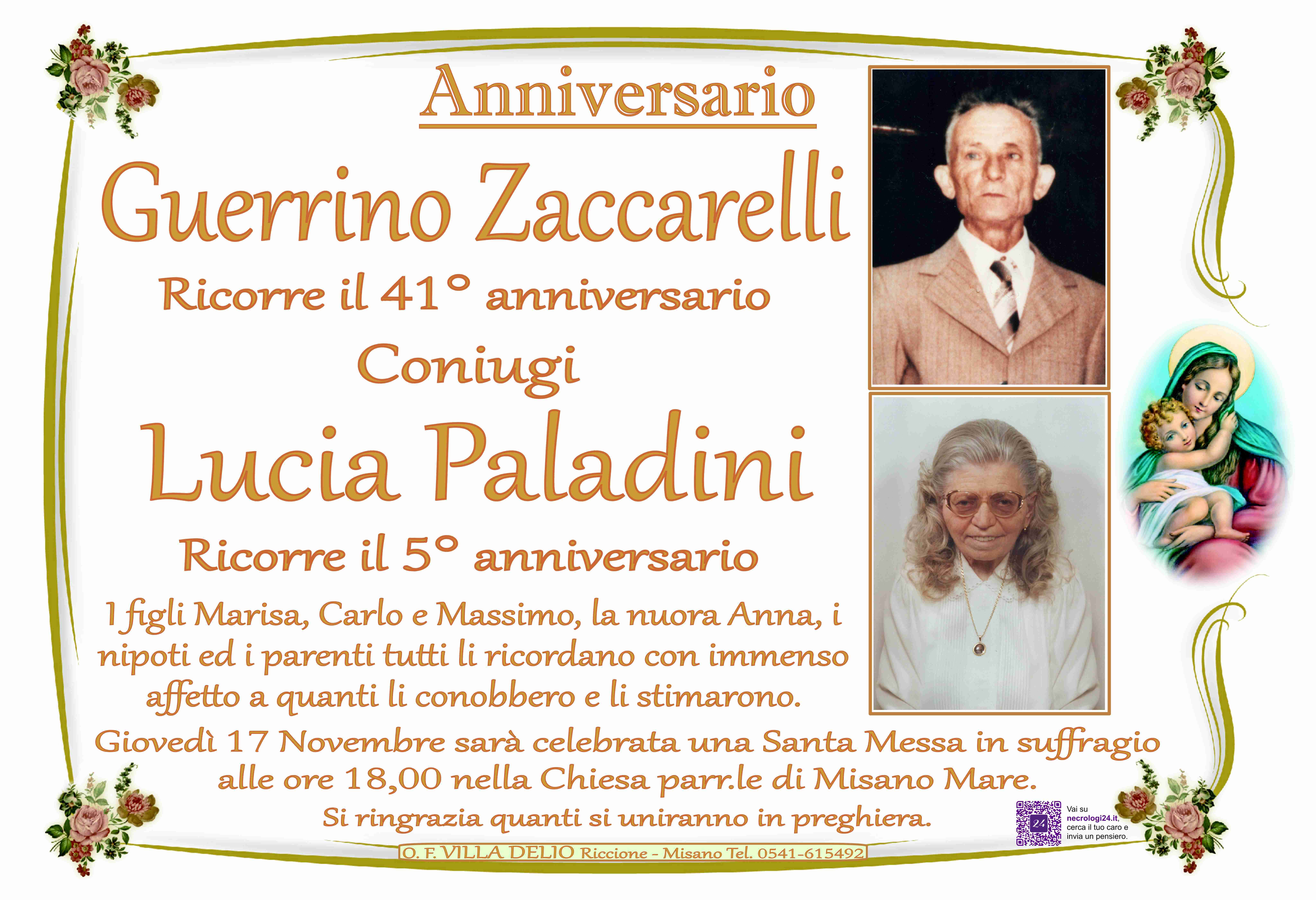 Guerrino Zaccarelli e Lucia Paladini
