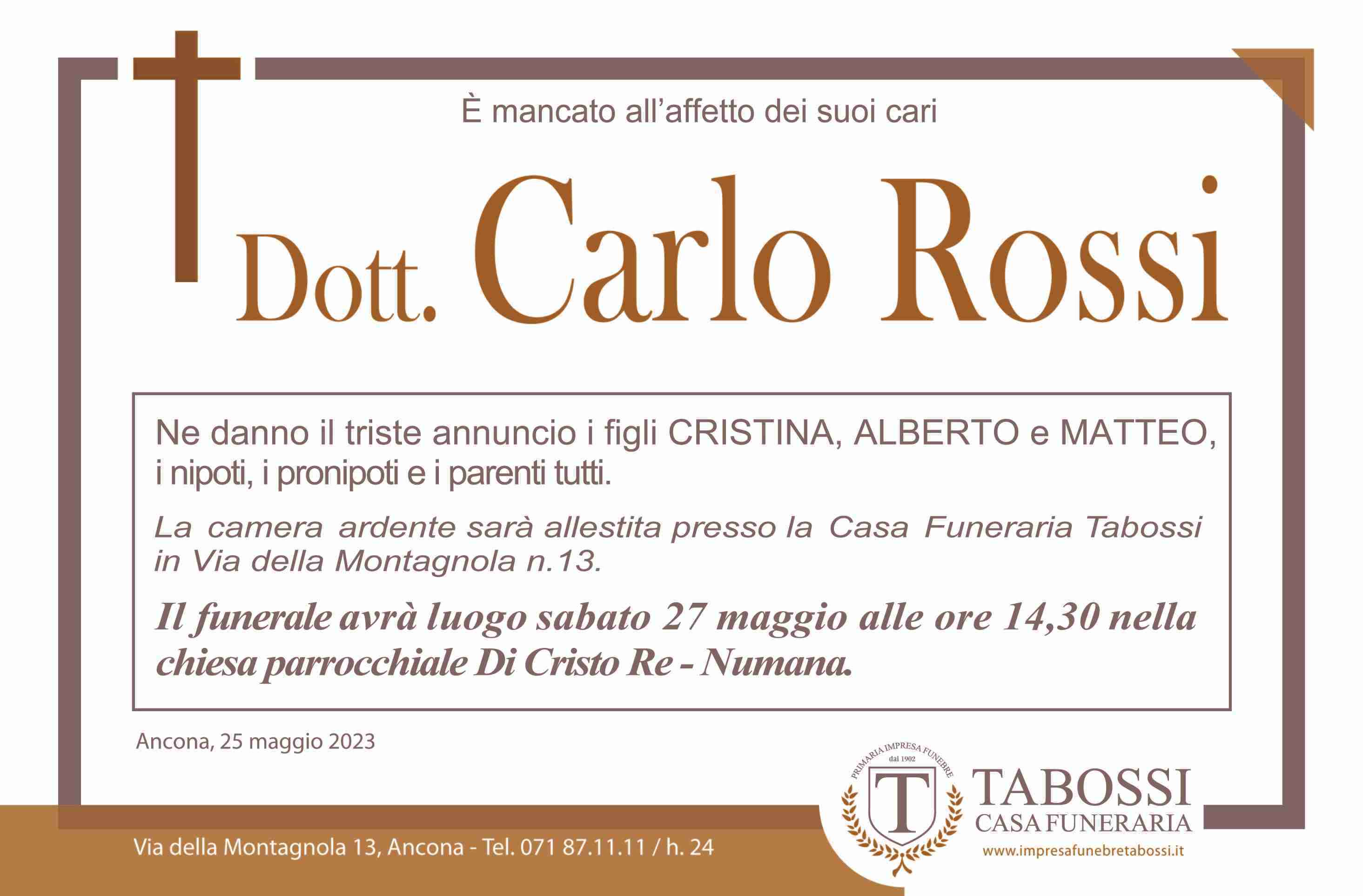 Dott. Carlo Rossi