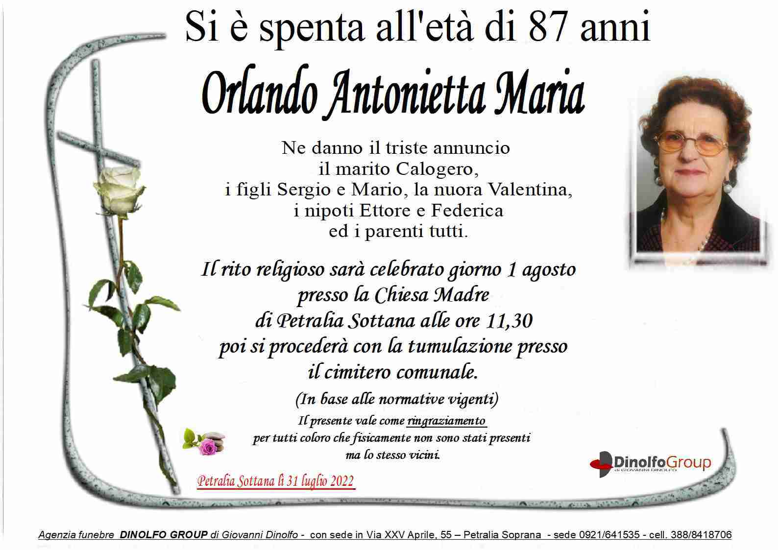 Antonietta Maria Orlando
