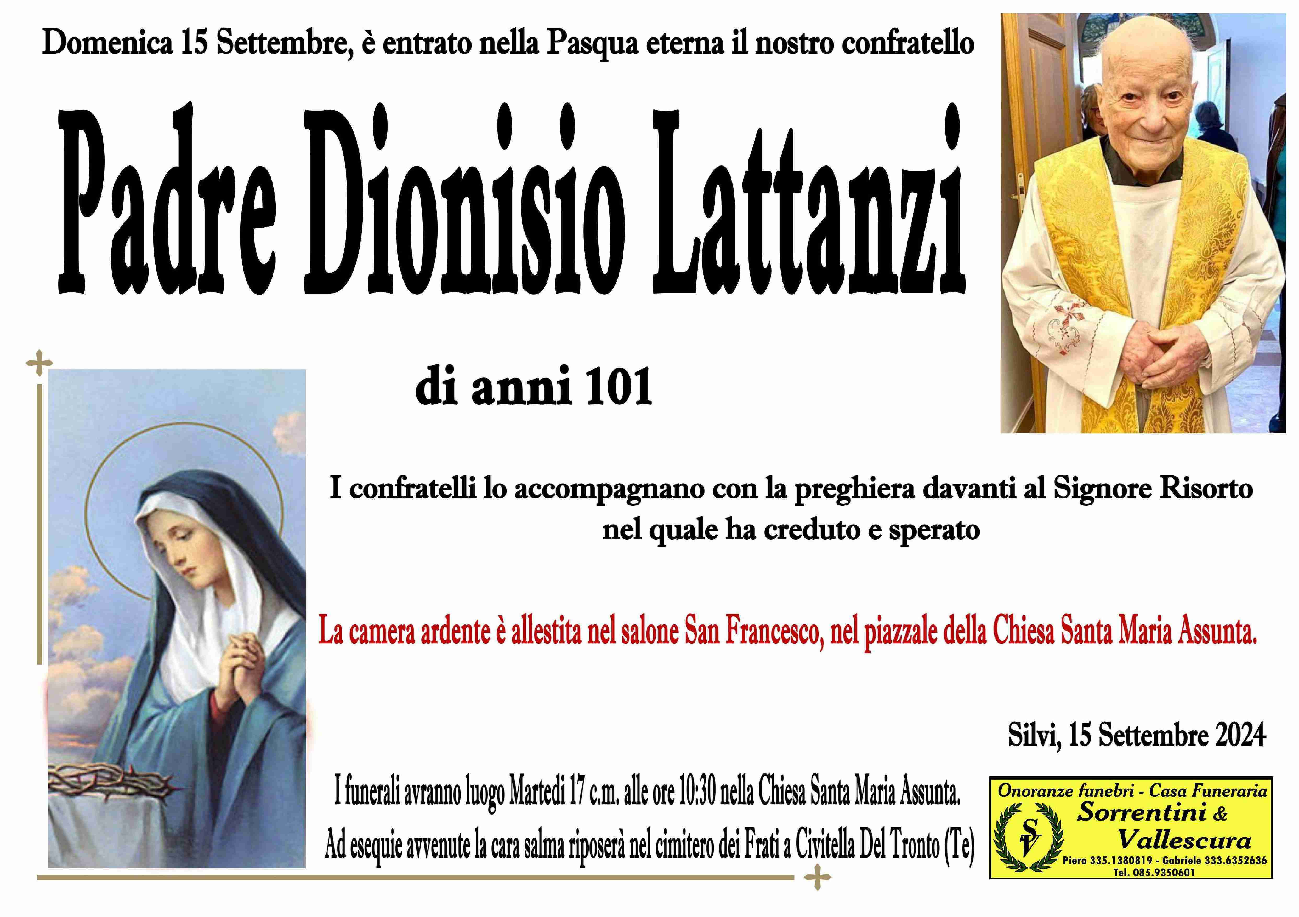 Padre Dionisio Lattanzi