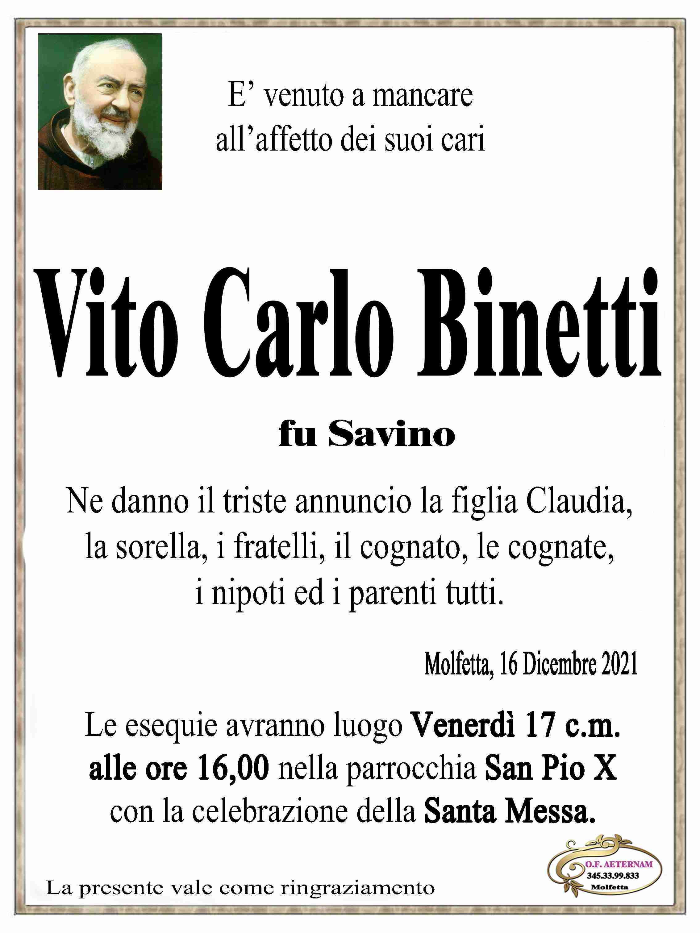 Vito Carlo Binetti