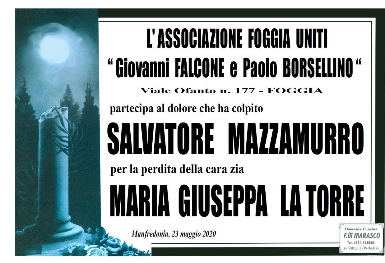 L' Associazione Foggia uniti “Giovanni Falcone e Paolo Borsellino”